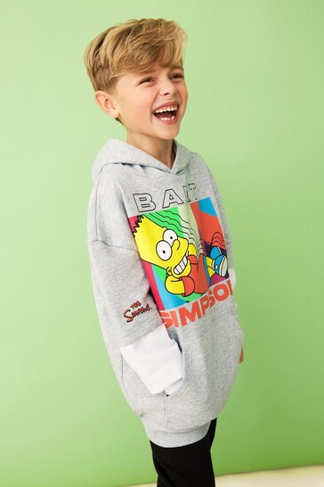Kids TEEN tiger-print sweatshirt Grigio