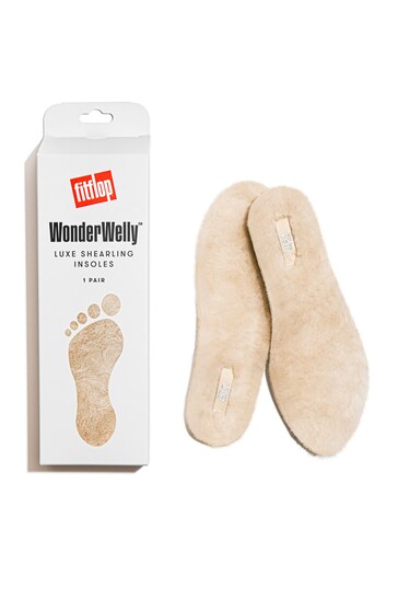 FitFlop Cream Luxe Shearling Insole Shoes