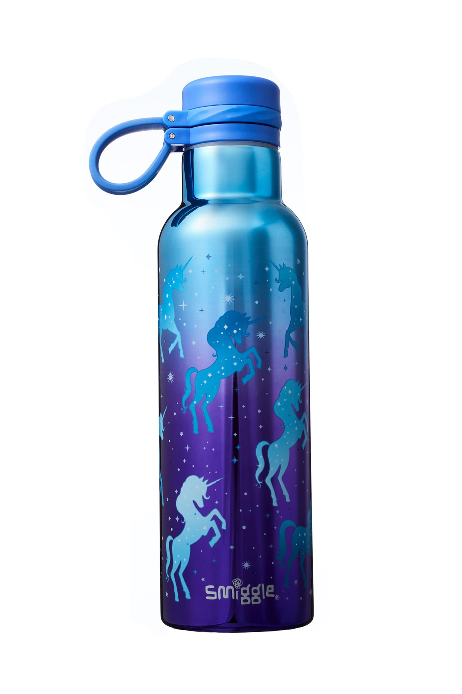 Smiggle Purple Unicorn Sports Stainless Steel Drink Bottle - Image 1 of 1