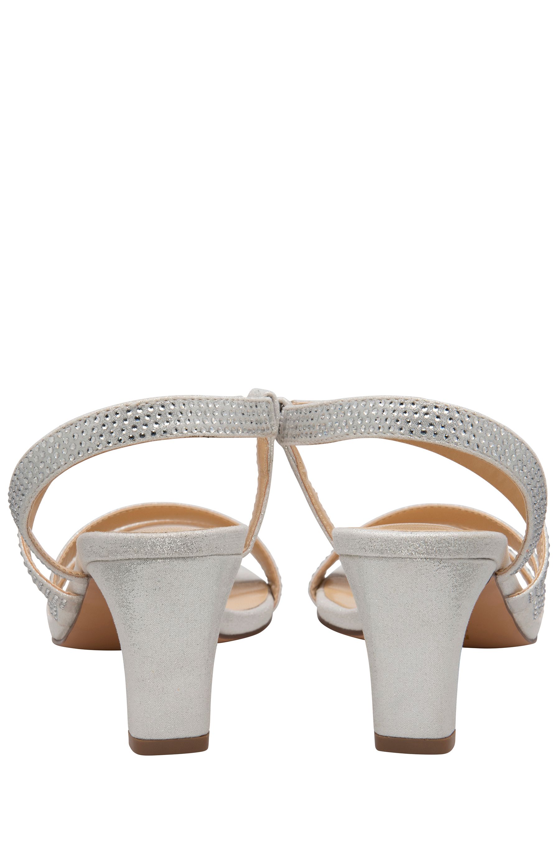 Buy Lotus Silver Diamante Ocassion Sandals from Next Canada