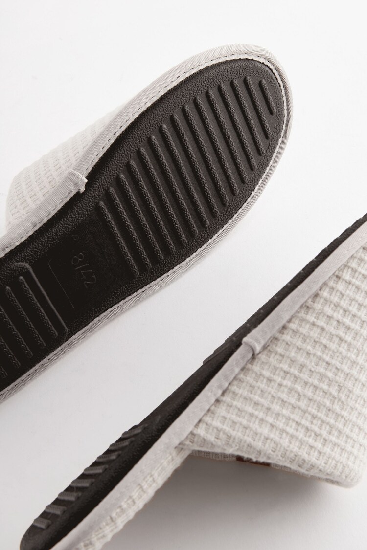 Neutral Padded Textured Sliders - Image 6 of 6