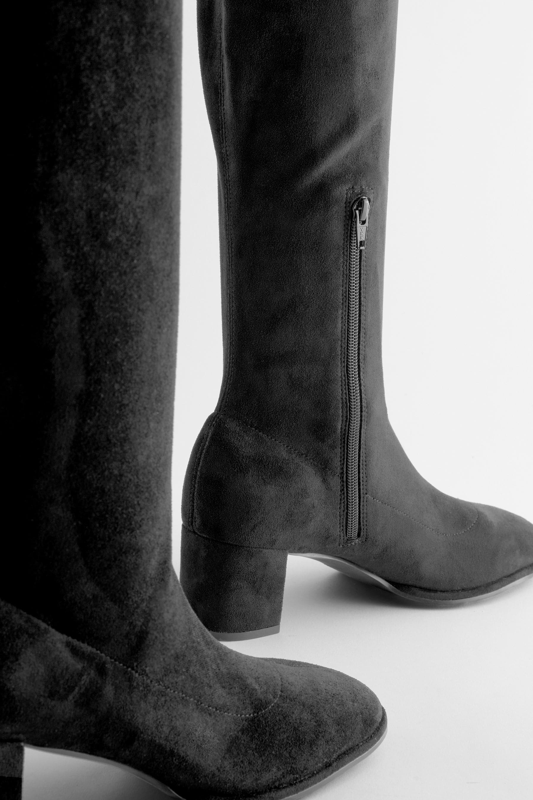 Tight fitting over the knee boots hot sale