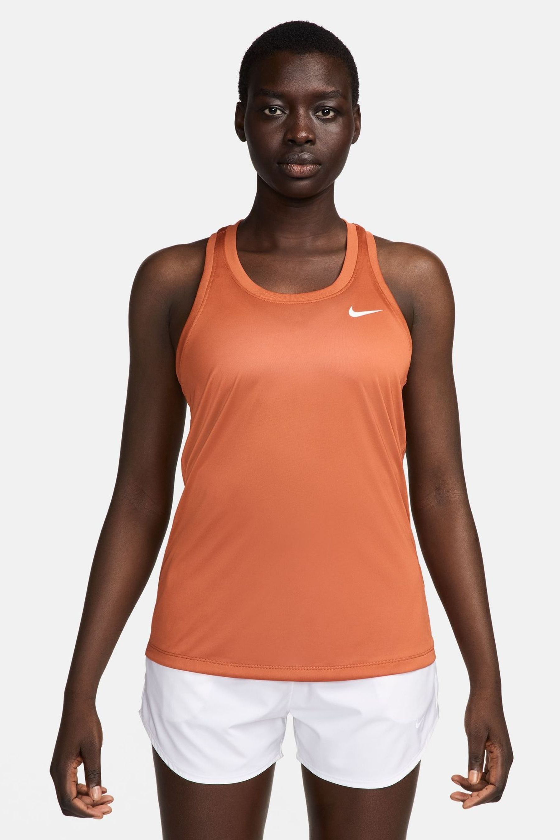 Nike orange tank top sales