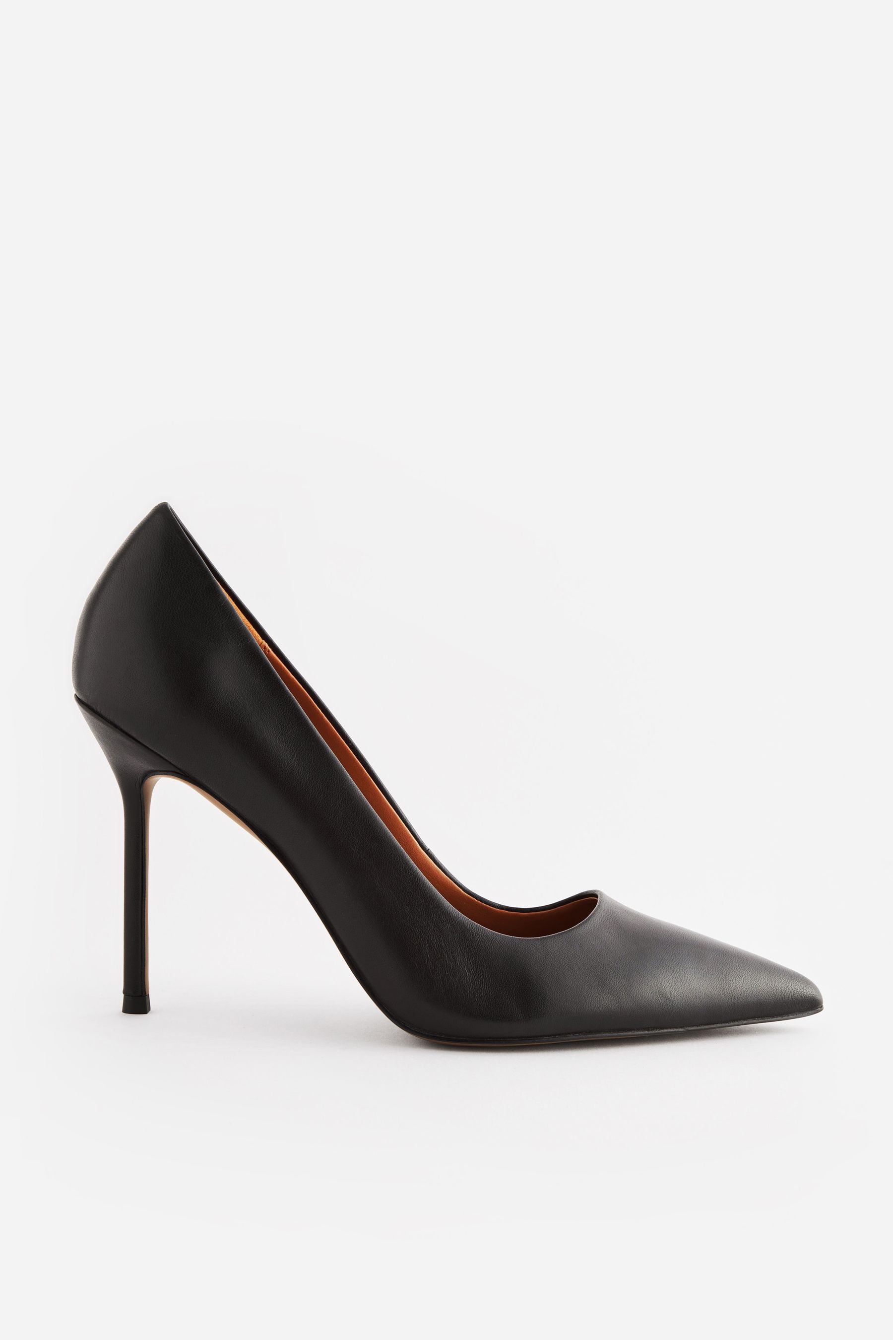 Next ladies black court shoes top