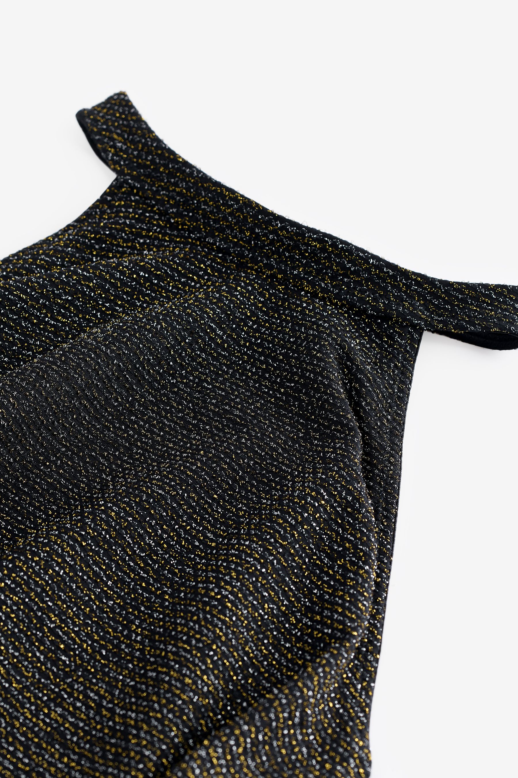 Black Sparkle Halter Neck Body