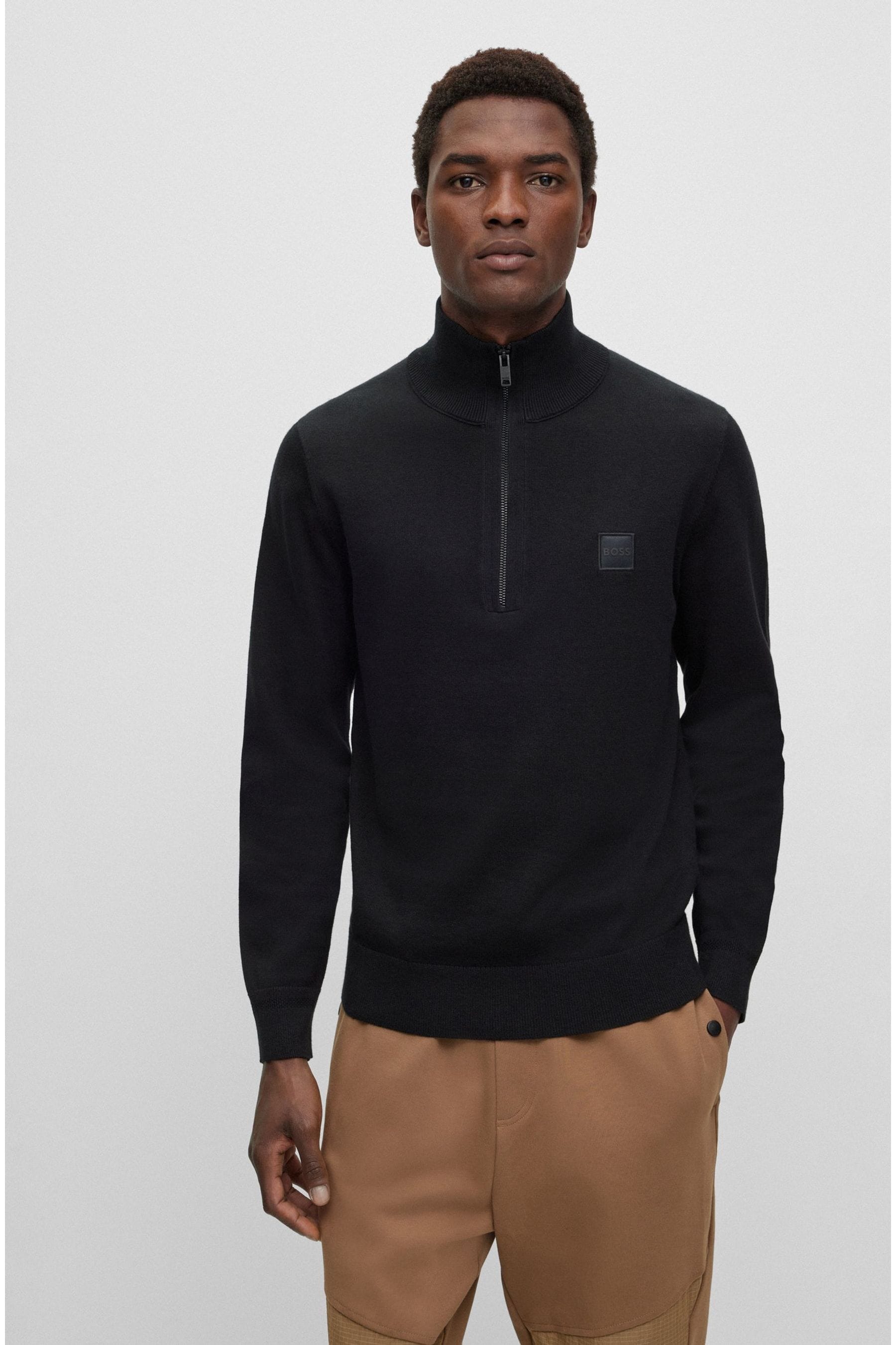 Boss half store zip sweatshirt