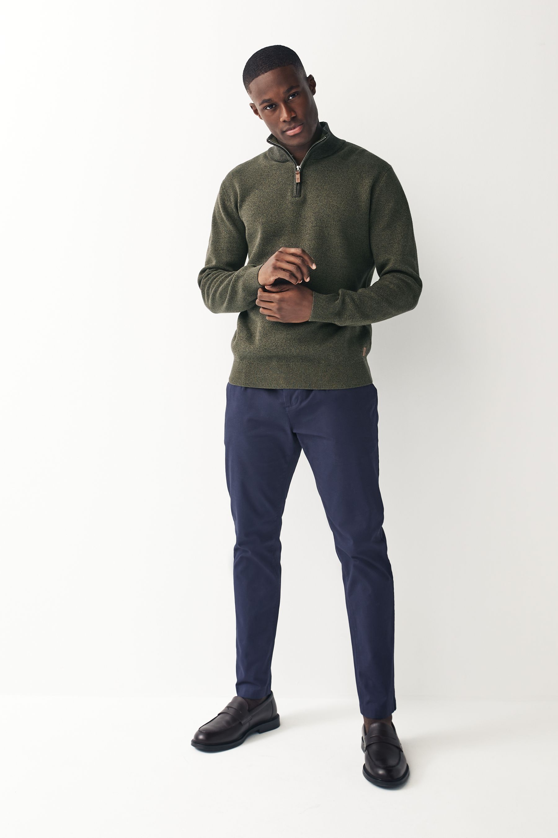 Olive green jumper best sale mens