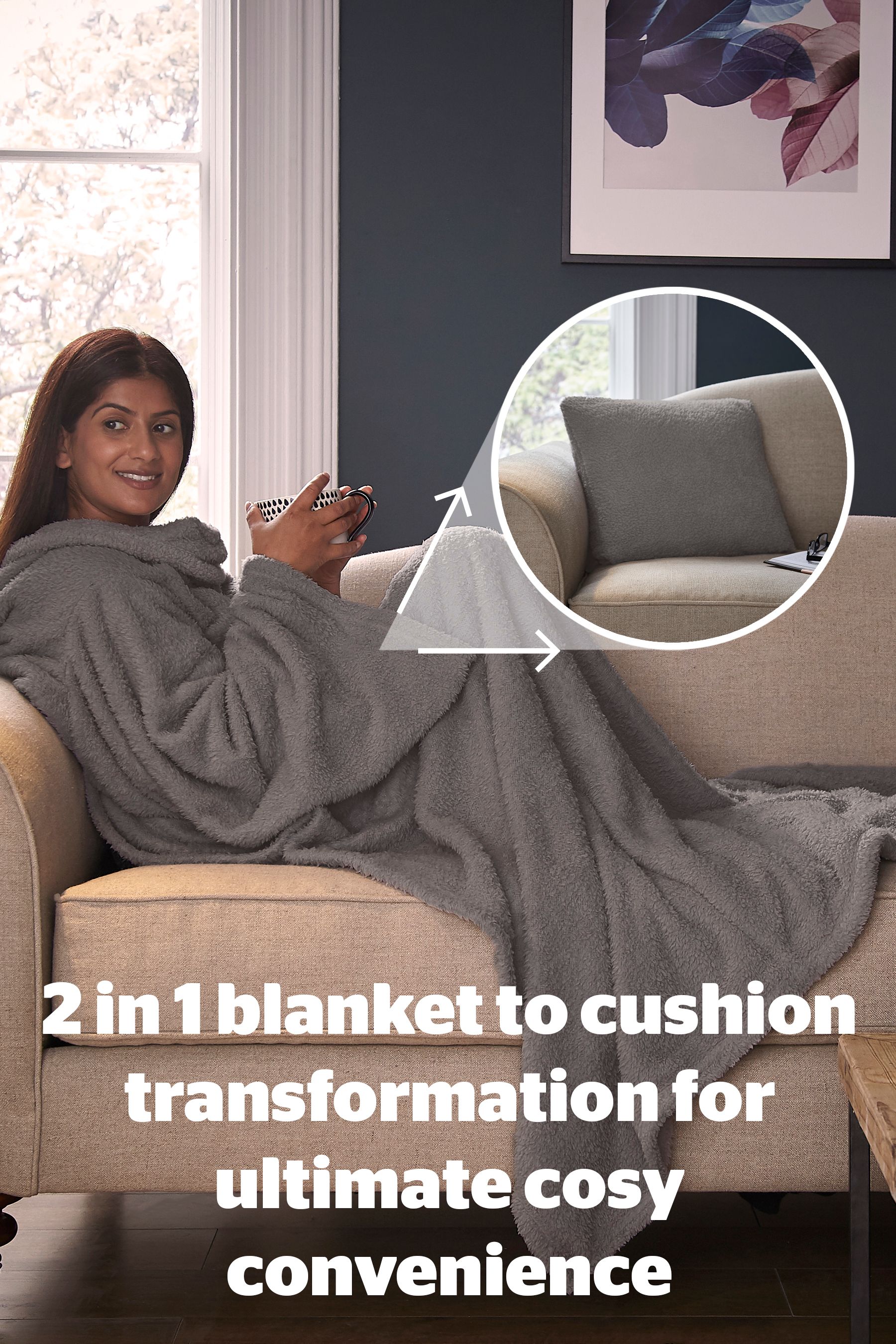 Buy Silentnight Grey Snugsie Wearable Blanket from the Next UK online shop