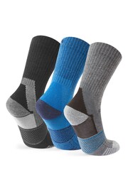 Tog 24 Blue Wels Trek Socks 3 Pack - Image 2 of 2