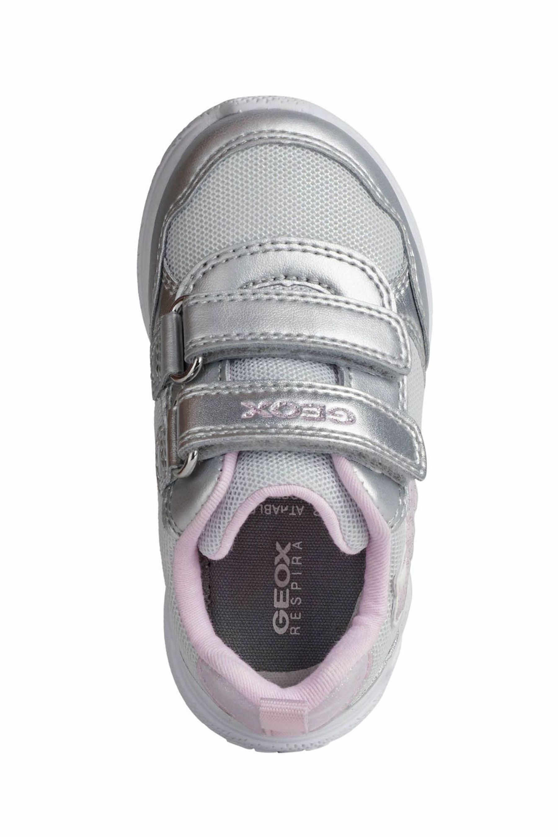 Buy Geox Baby Girls Sprintye Silver Sneakers from Next Luxembourg