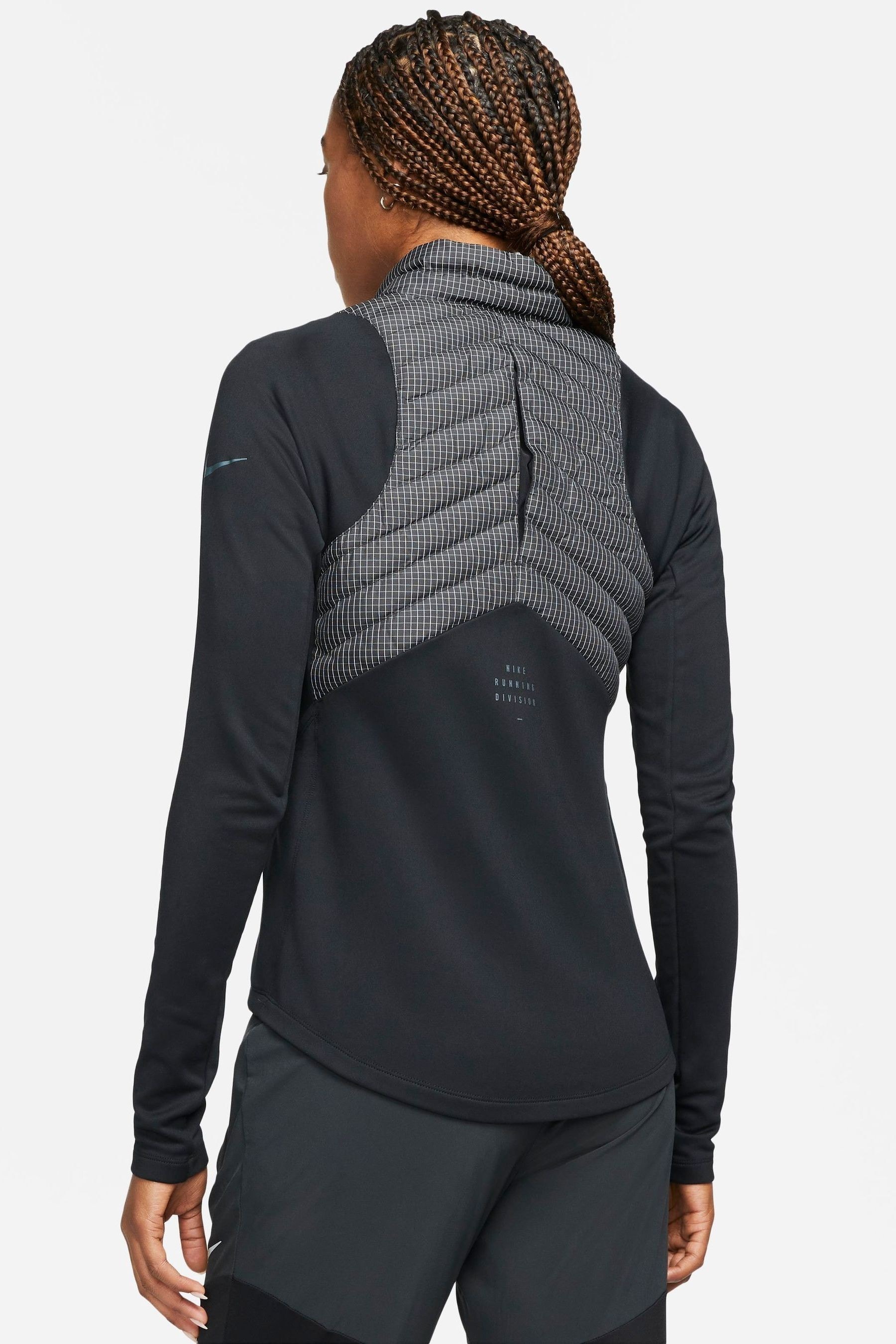 Buy Nike Black Run Division Hybrid Running Jacket from Next Luxembourg