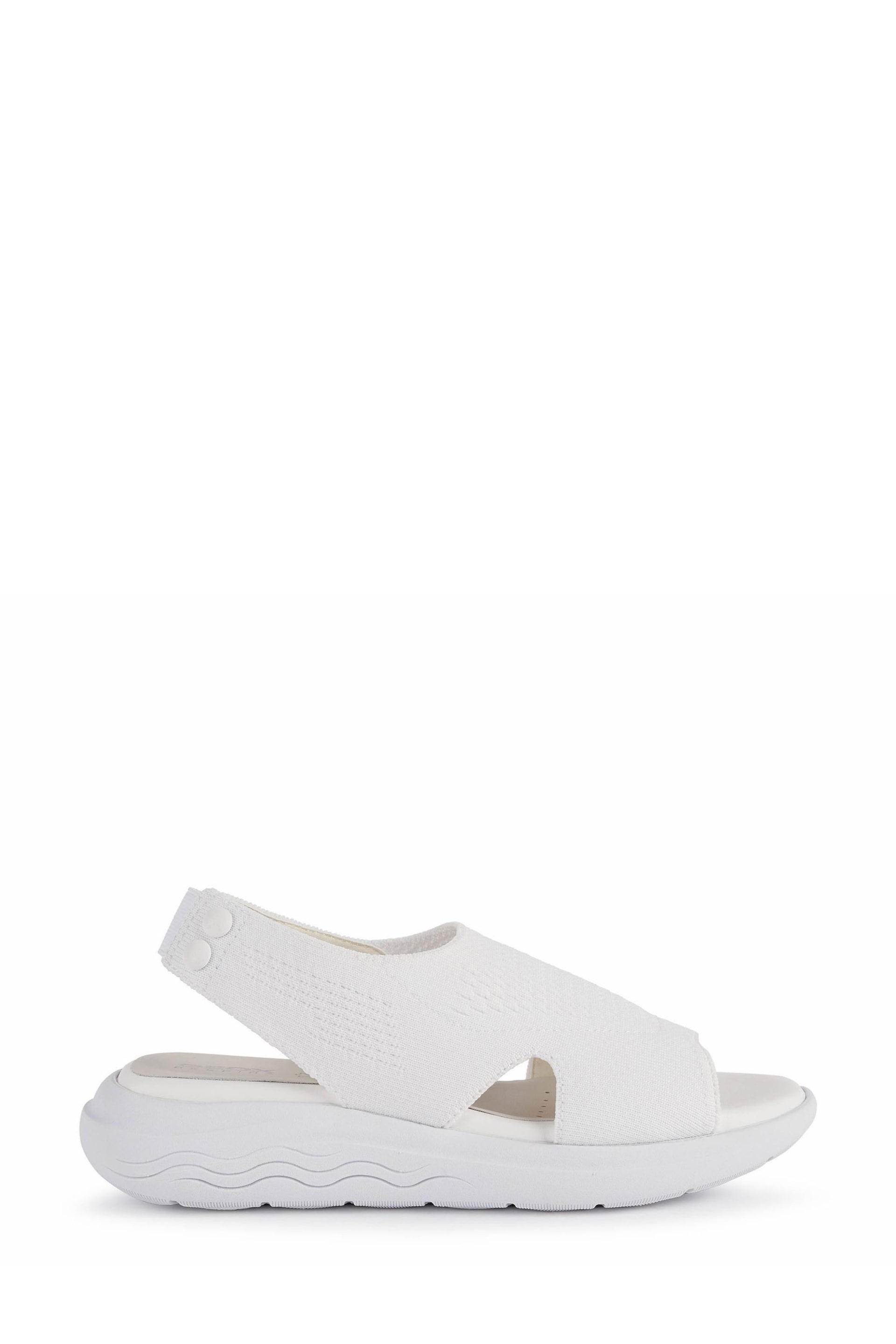 Geox Womens Spherica White Ec5 Sandals - Image 1 of 2