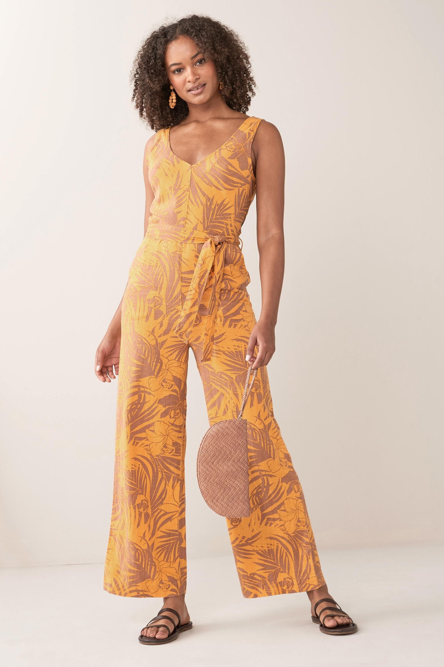 Next yellow jumpsuit top