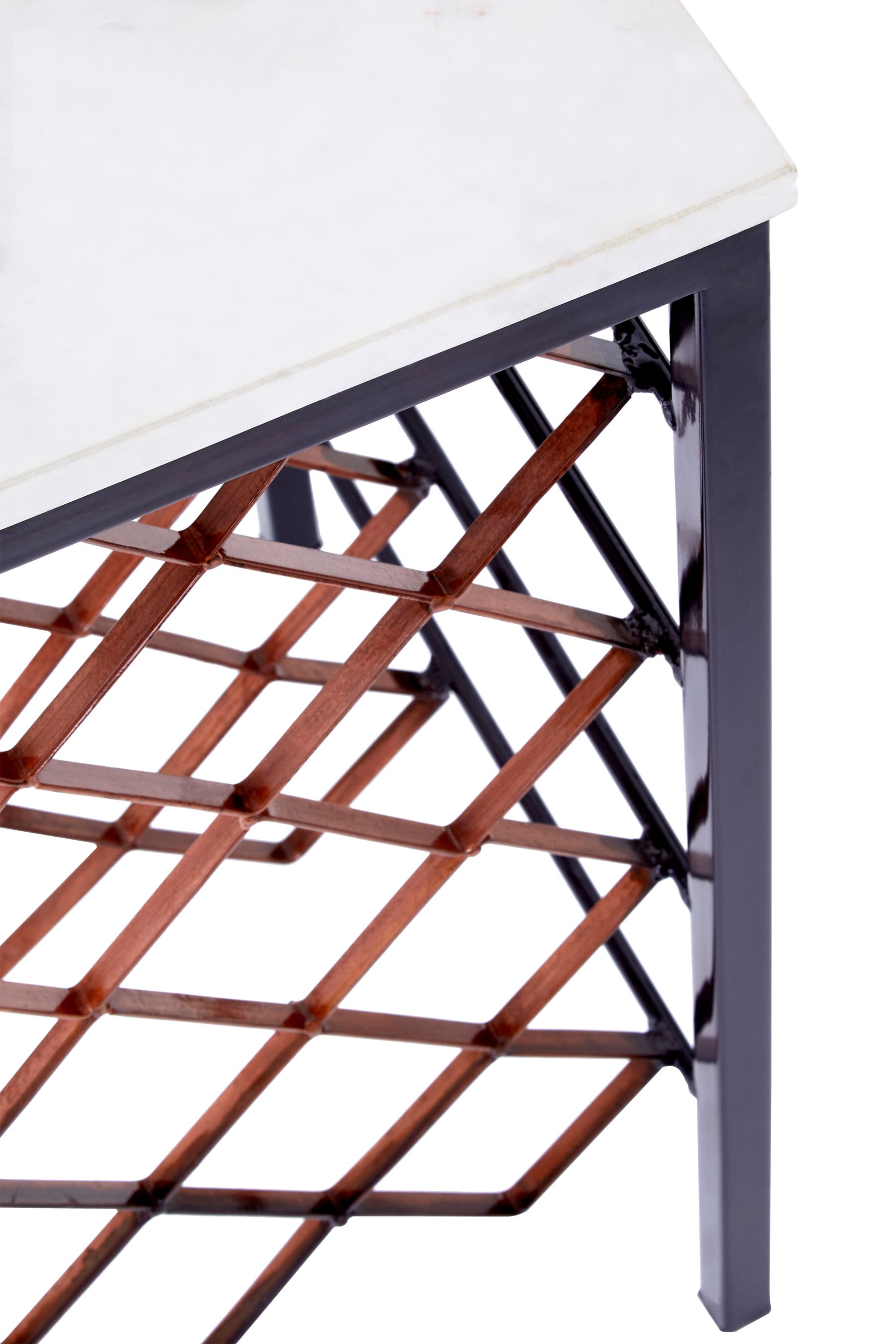 Marble wine rack table shop