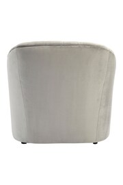 Fifty Five South Grey Opel Velvet Armchair - Image 4 of 5