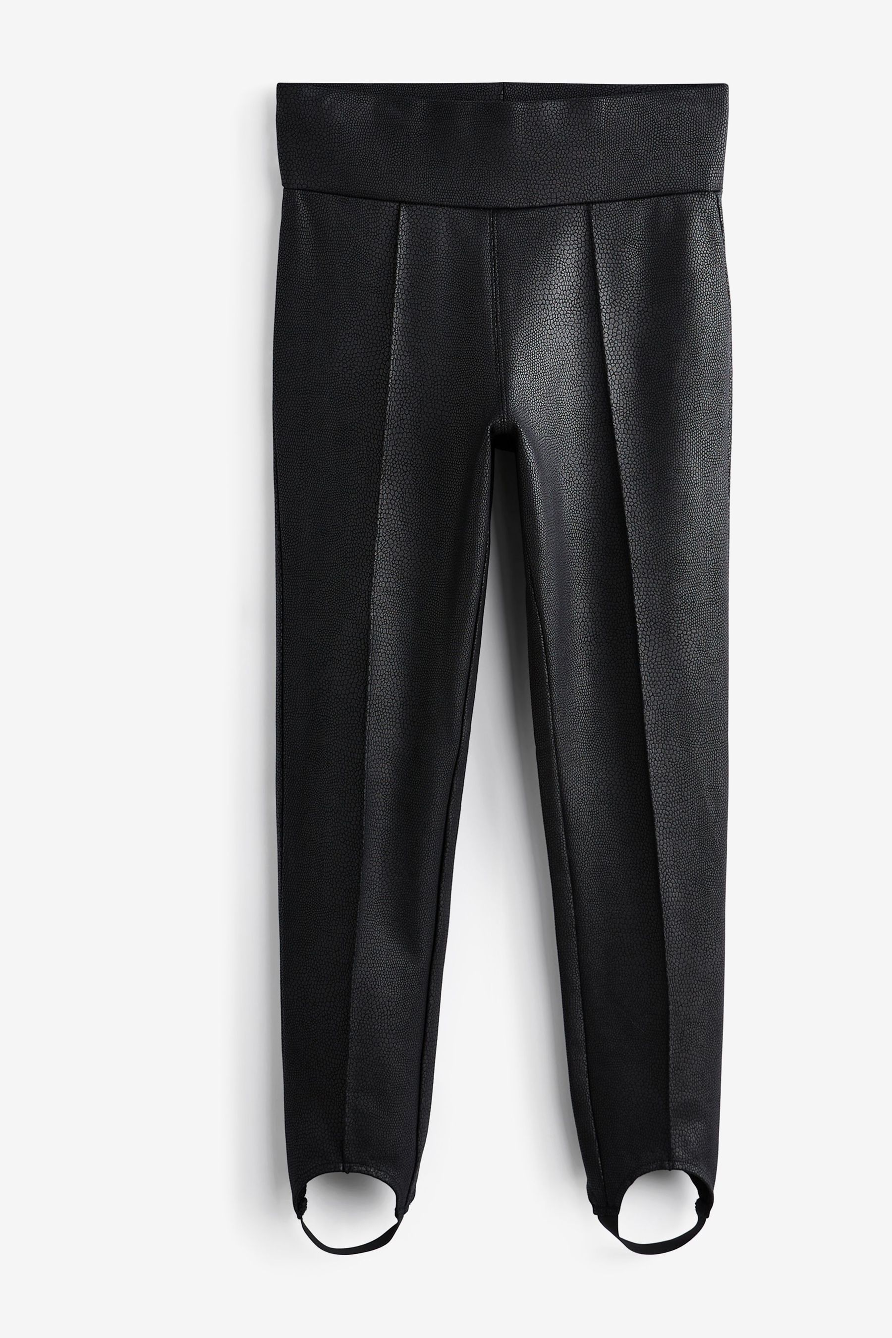 Buy Coated Black Stirrup Next Ponte Leggings from Next Luxembourg