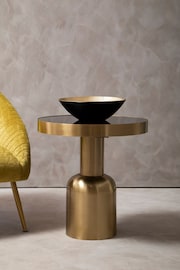 Fifty Five South Gold Corra Large Side Table - Image 1 of 4