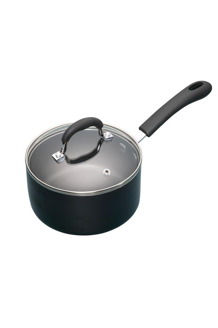 Masterclass Grey 16cm Heavy Duty Non Stick Saucepan - Image 1 of 2