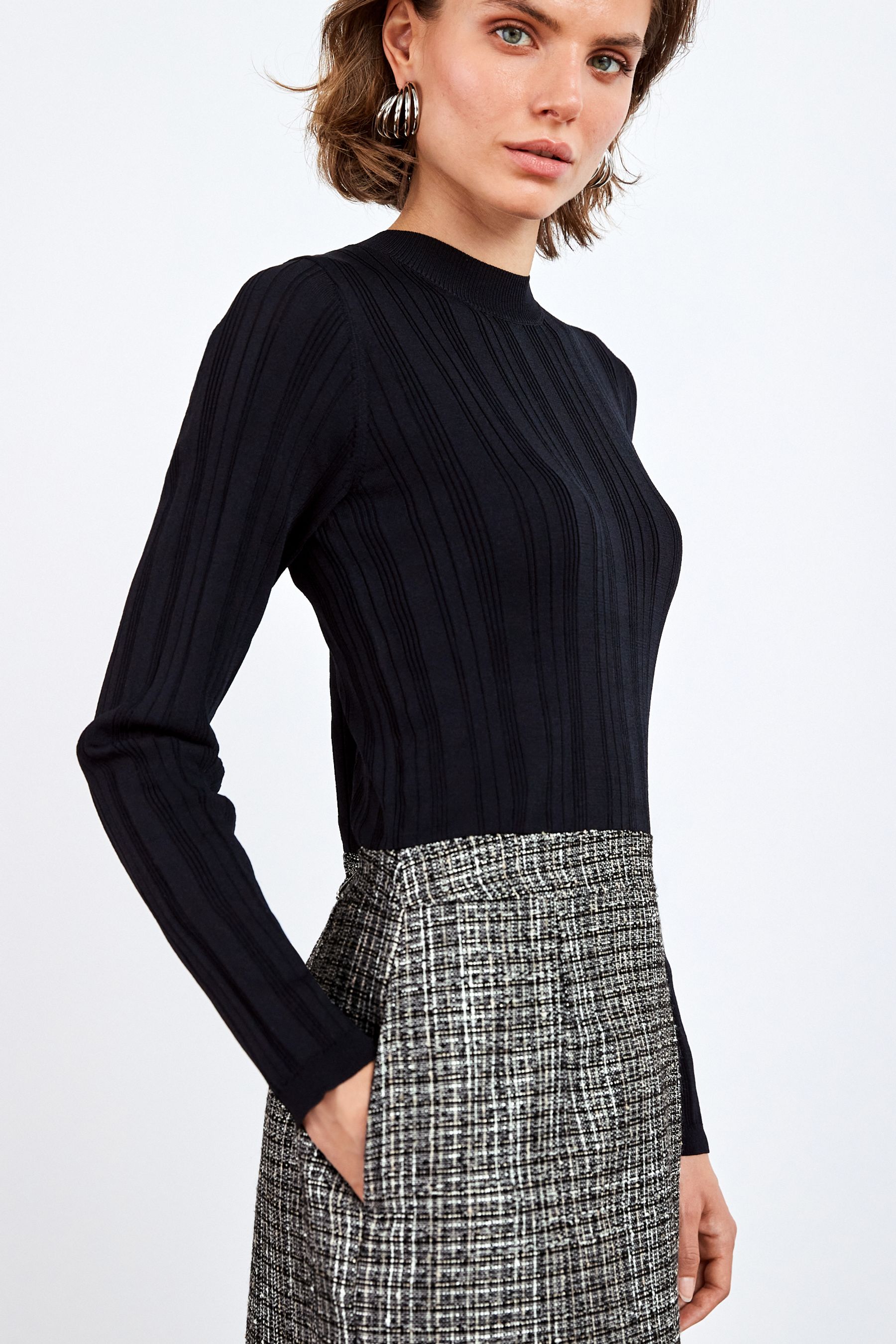 Tweed jumper dress outlet