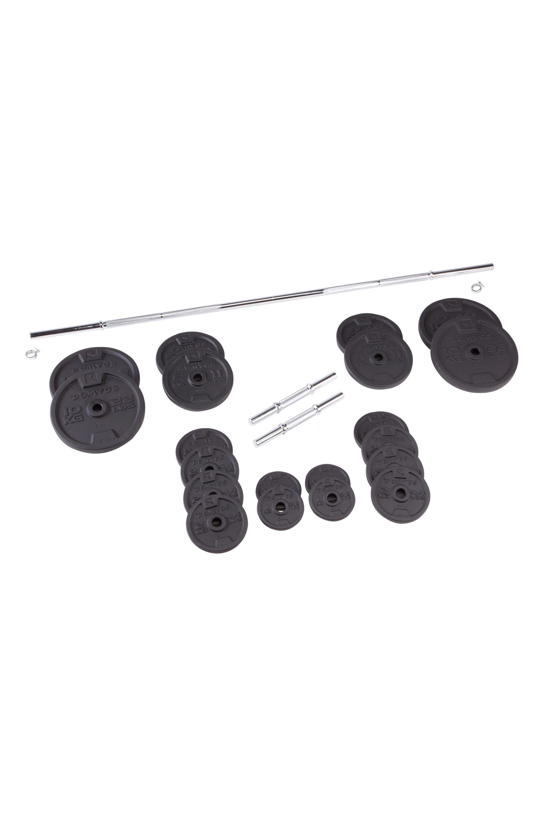Buy Decathlon Black Dumbbells And Bars Training Kit 93 Kg Domyos from the Next UK online shop