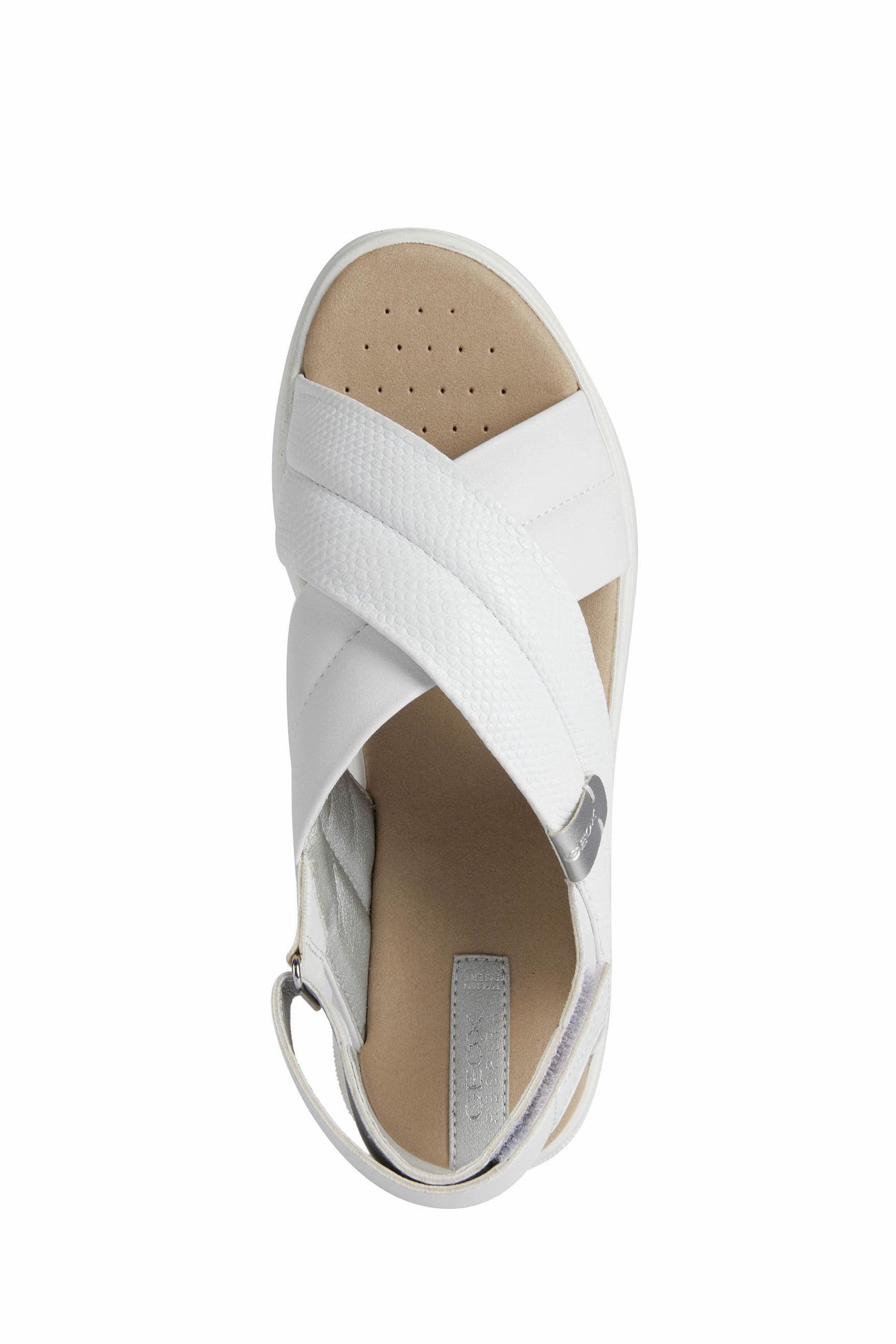 Geox shops white sandals