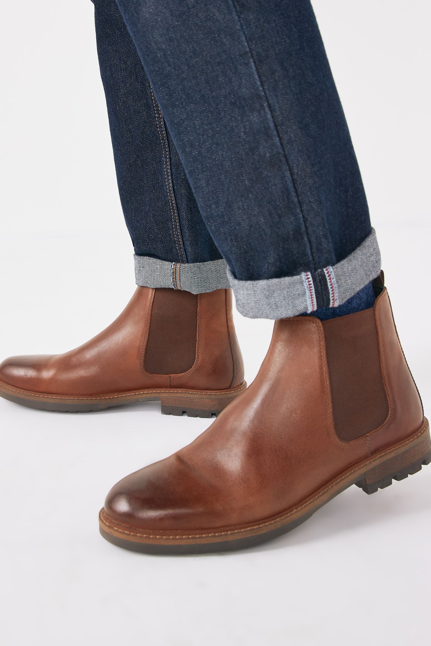 Mens tan leather chelsea boots uk clearance