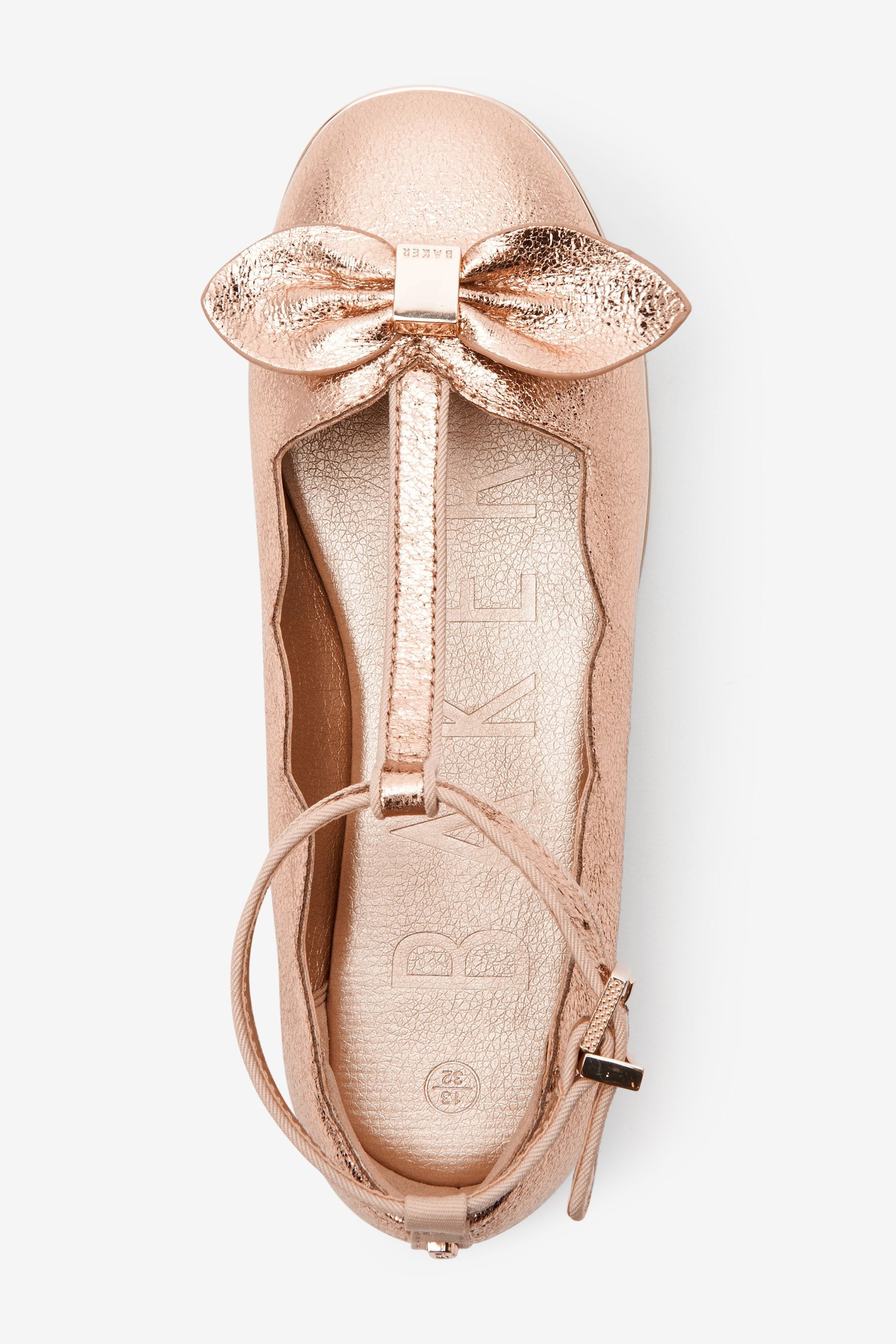 Buy Baker by Ted Baker Rose Gold Mary Jane Shoes from Next Luxembourg