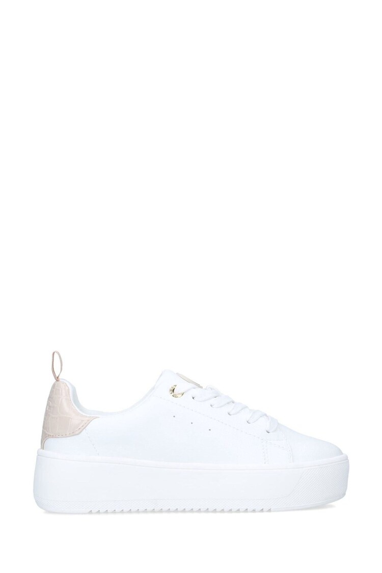 KG Kurt Geiger Vegan Lighter Lace-Up Trainers - Image 1 of 5