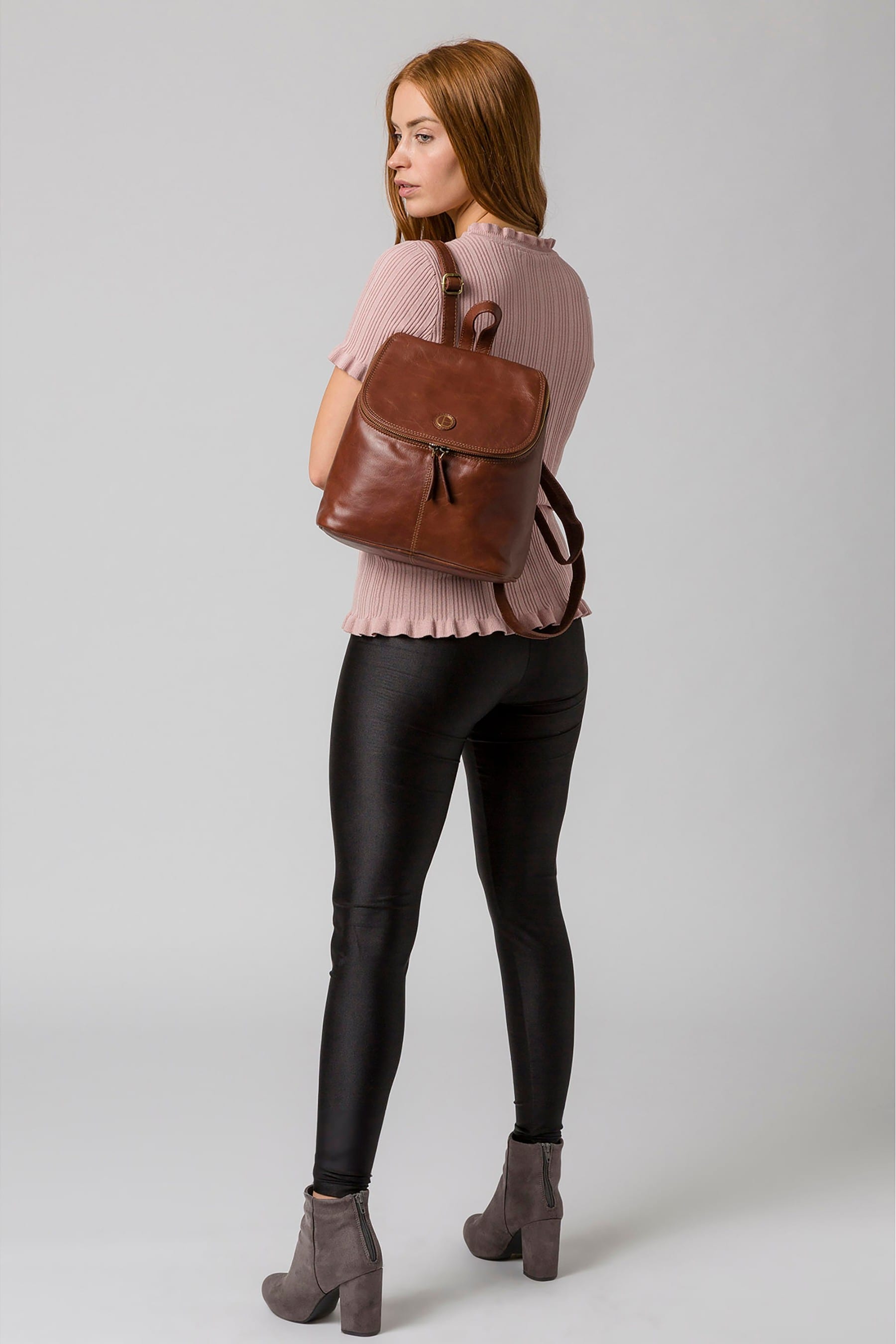 Buy Pure Luxuries London Marbury Leather Backpack from Next Luxembourg