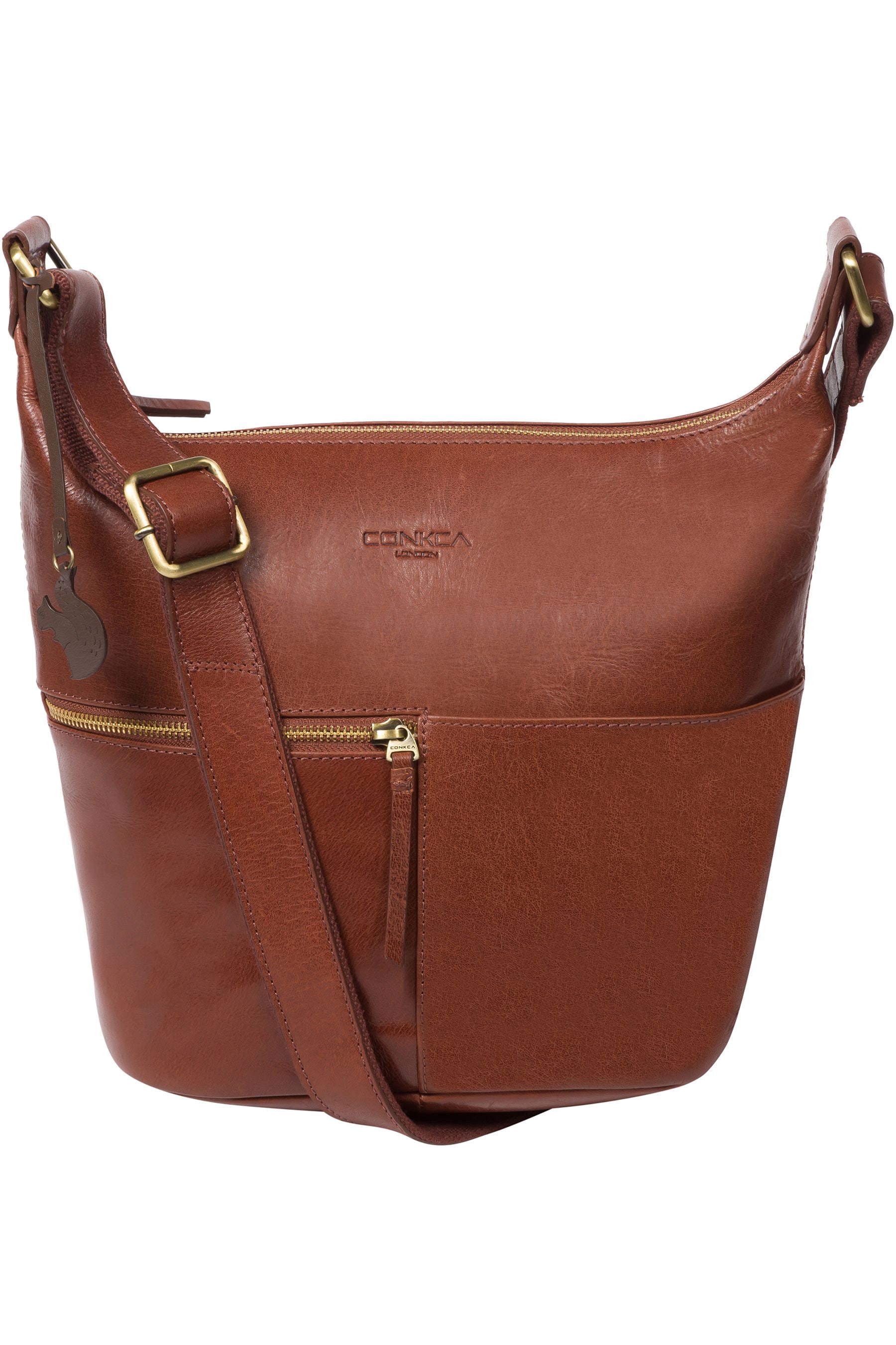Buy Conkca Kristin Leather Shoulder Bag from Next Malta