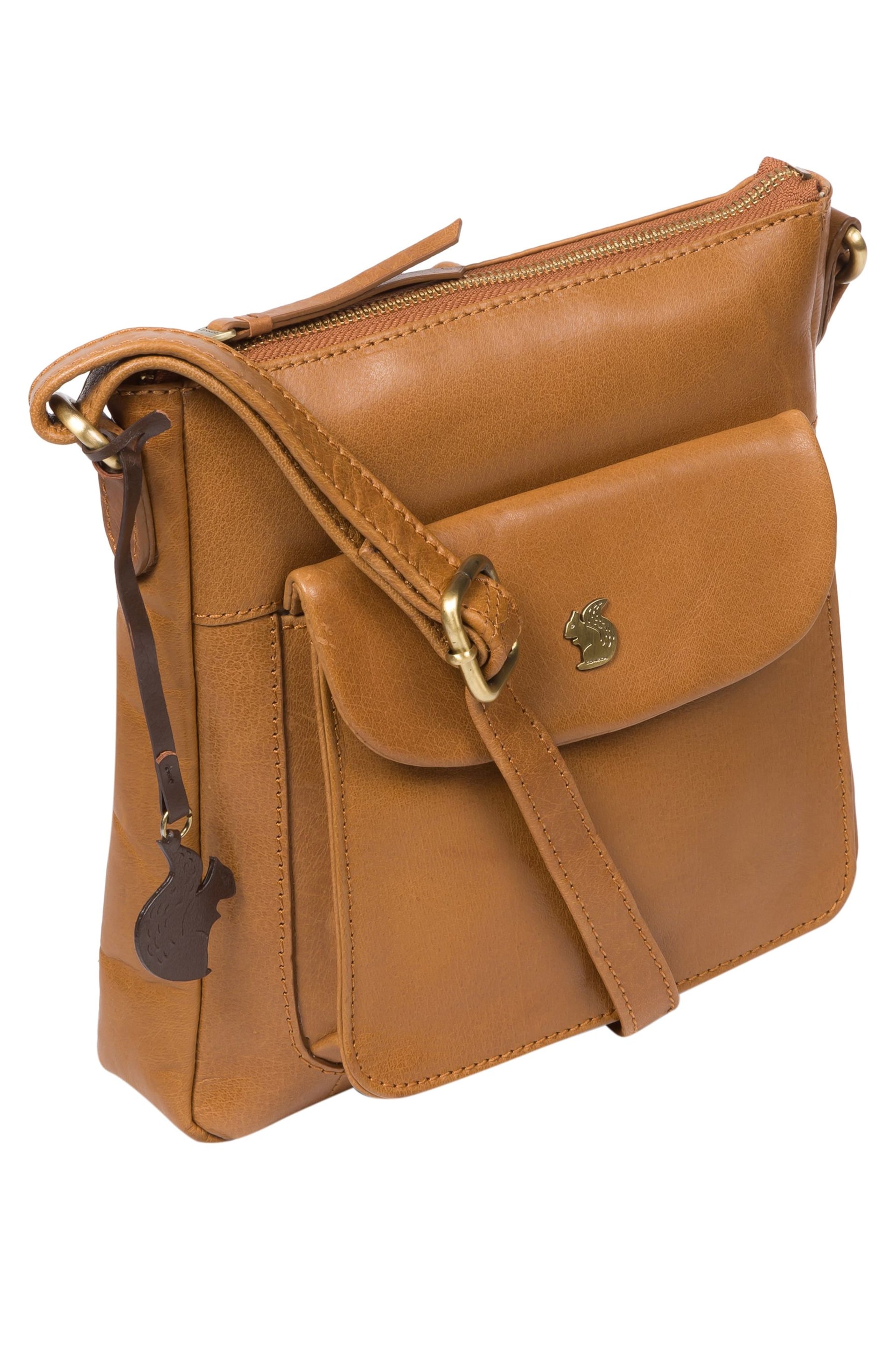 Conkca Shona Leather Cross-Body Bag - Image 6 of 7