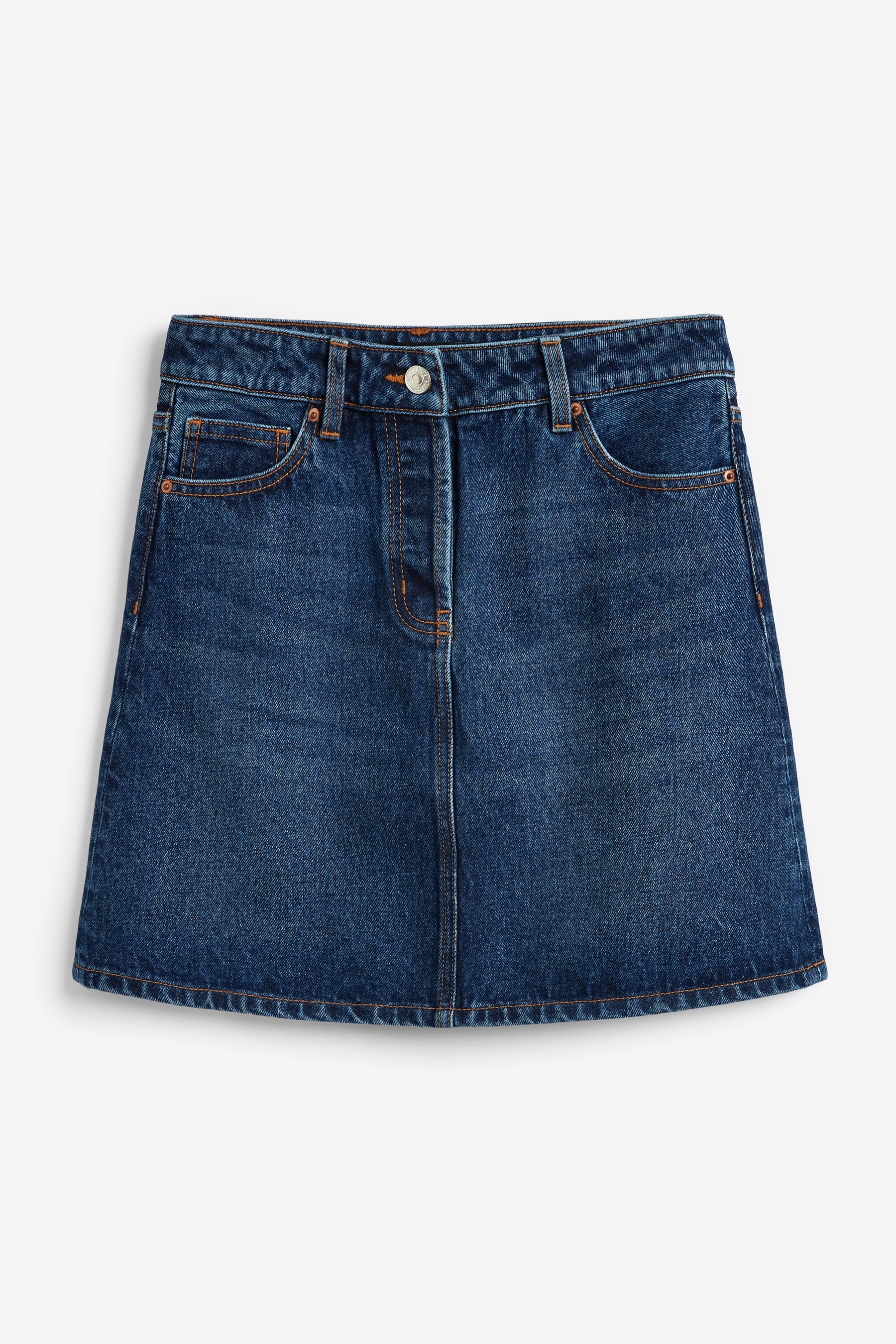 Next dark blue denim skirt clearance