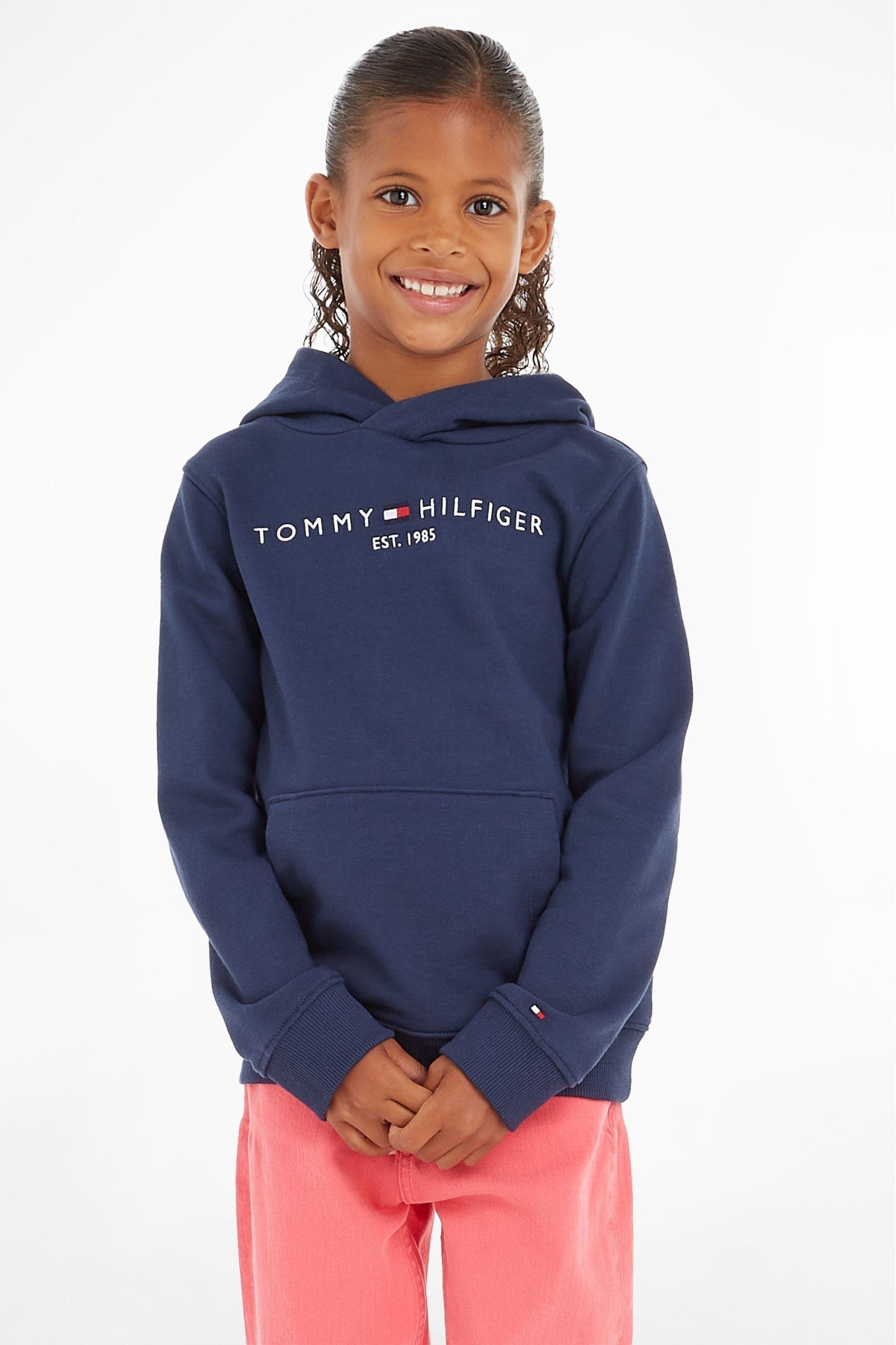 Blue hilfiger hoodie top