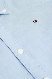 Tommy Hilfiger Blue Stretch Oxford Shirt - Image 3 of 3