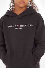 Tommy Hilfiger Black Essential Hoodie - Image 3 of 6