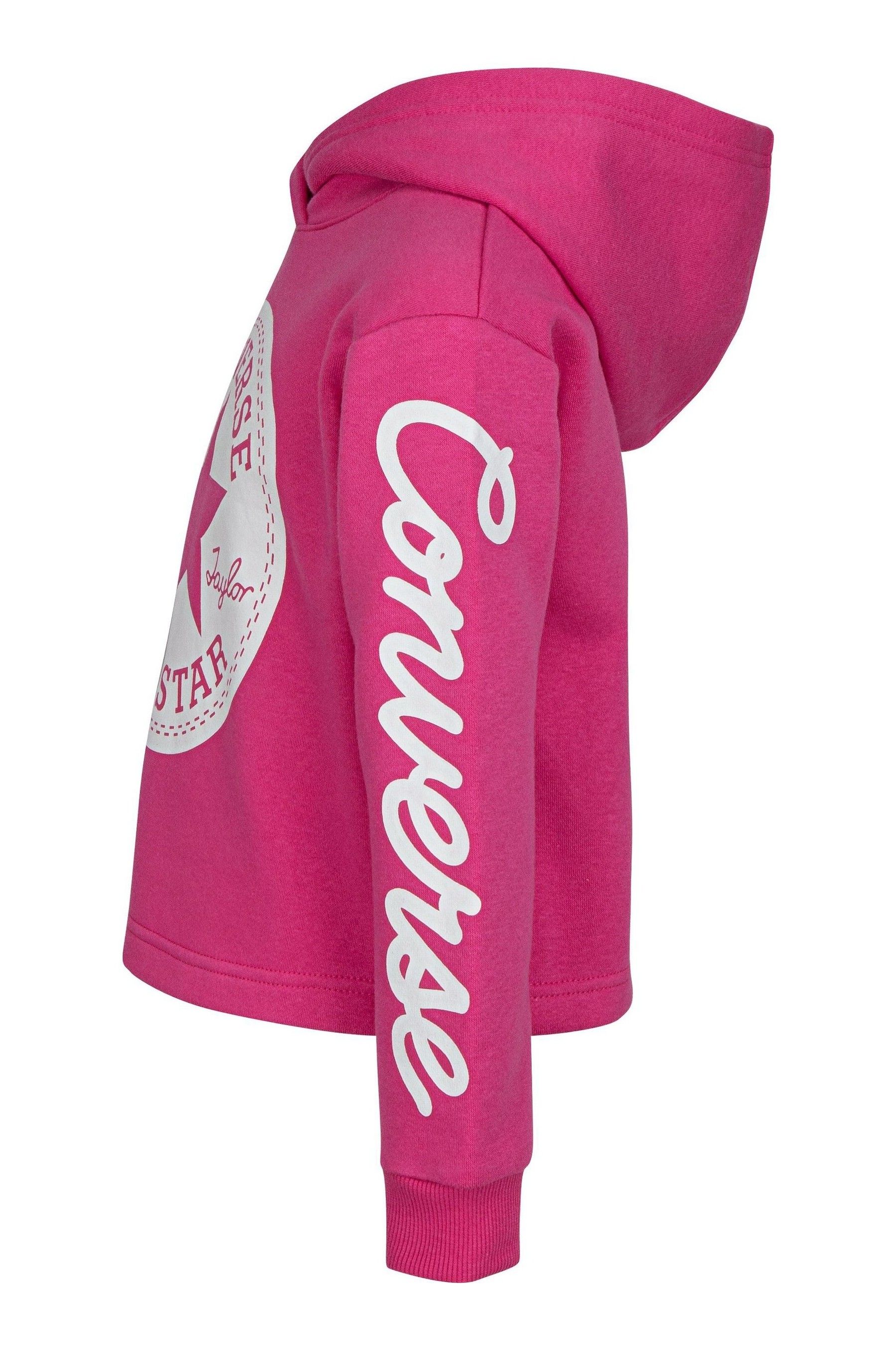 Buy Converse Pink All Star Girls Hoodie from Next Luxembourg