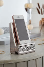 Silver Harper Diamanté Gem Phone Holder - Image 1 of 5