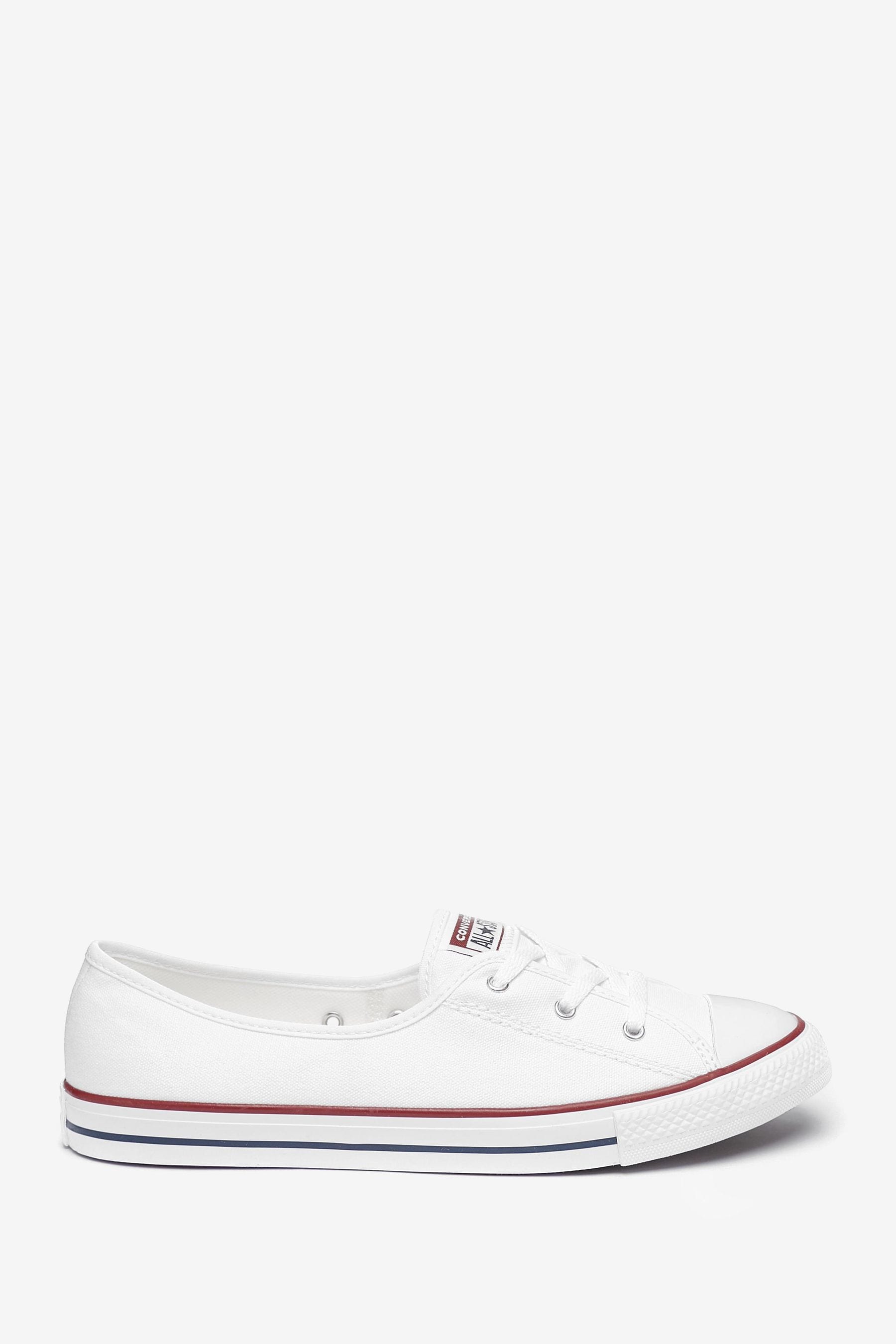 Buy Converse White Ballet Lace Trainers from the Next UK online shop