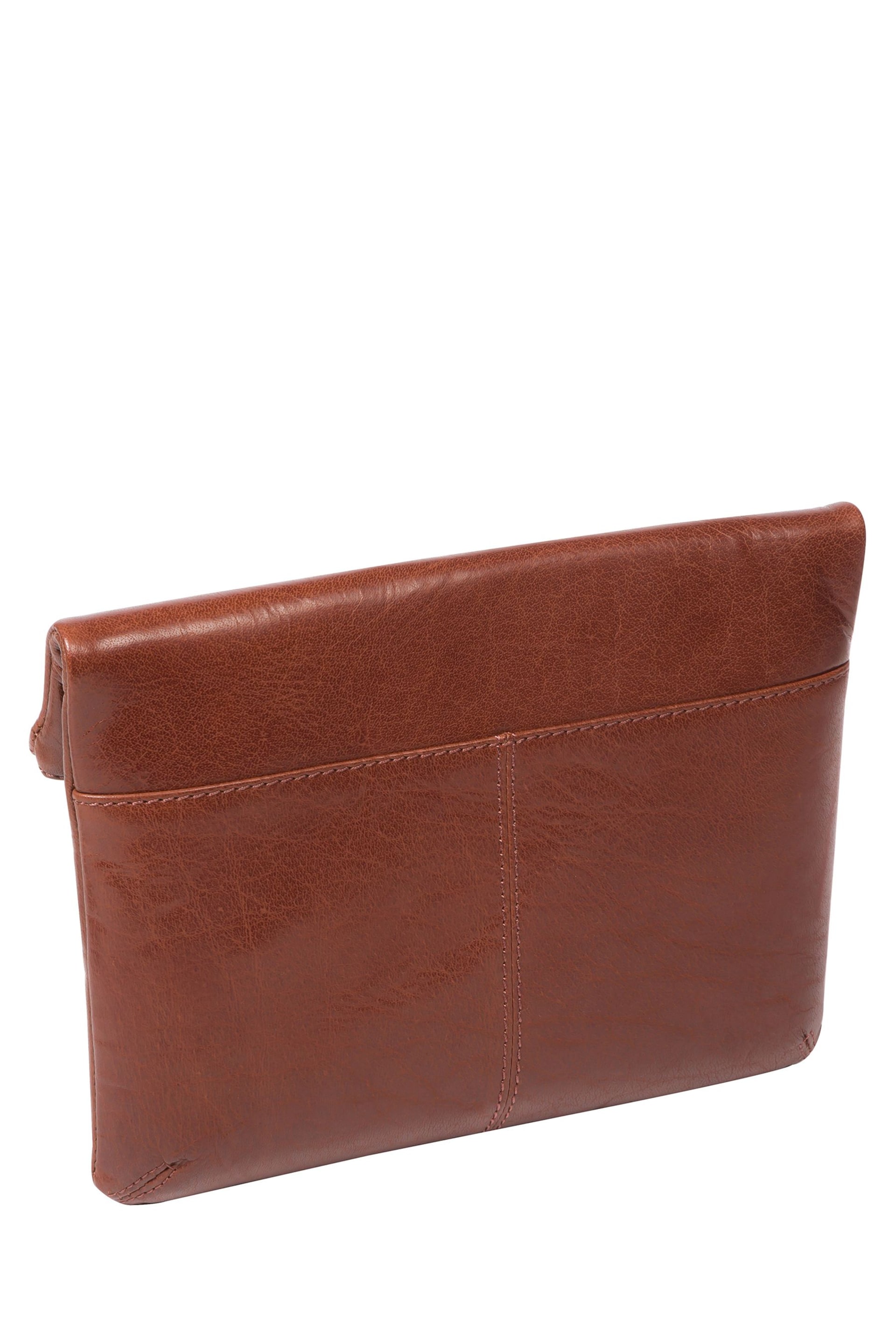 Conkca Flare Leather Clutch Bag - Image 3 of 4