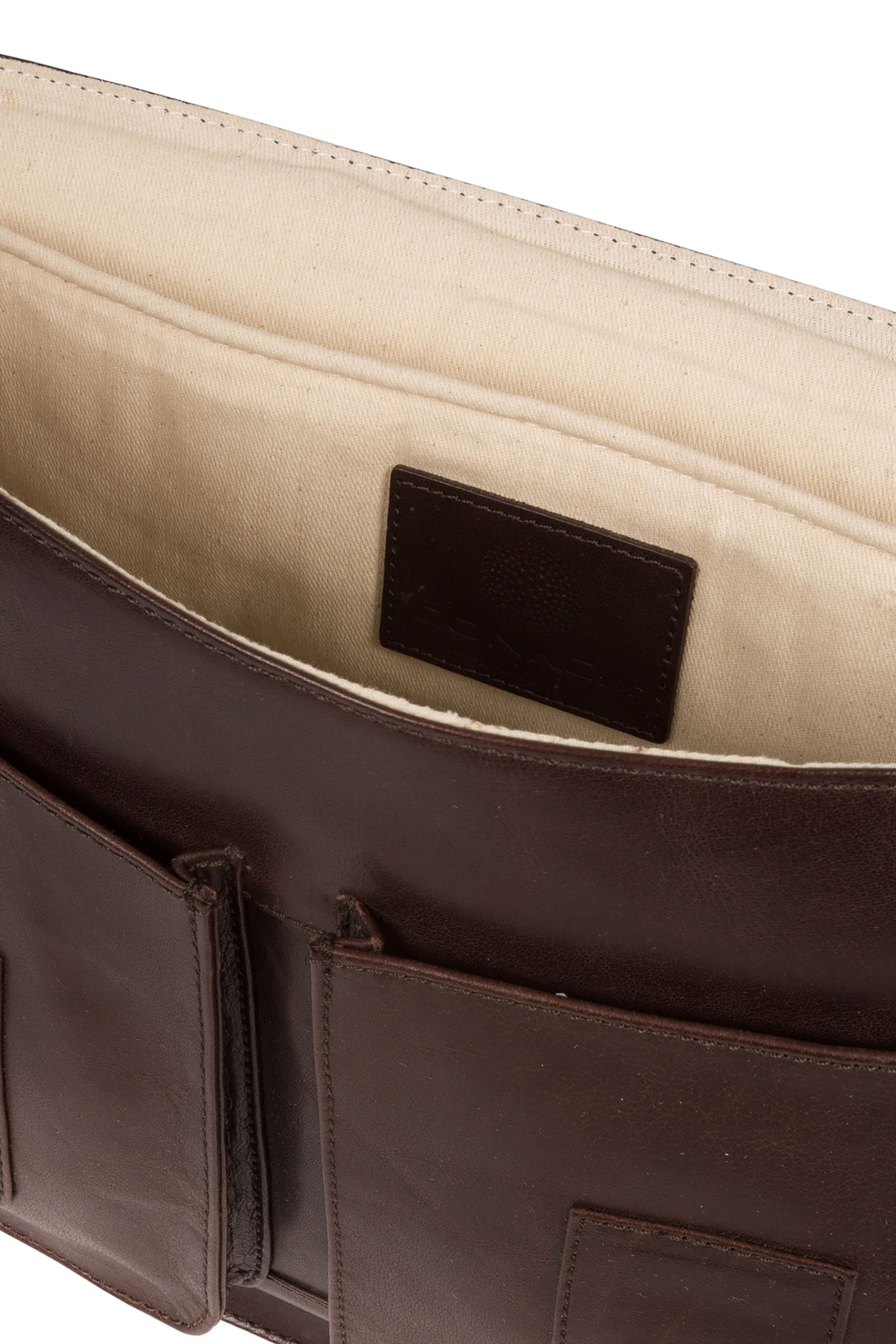 Conkca Pinter Leather Work Bag - Image 6 of 8