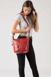 Conkca Kristin Leather Shoulder Bag - Image 3 of 6