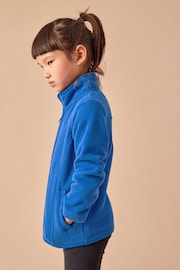 Blue Zip-Up Fleece Jacket With Pockets (3-16yrs) - Image 3 of 7