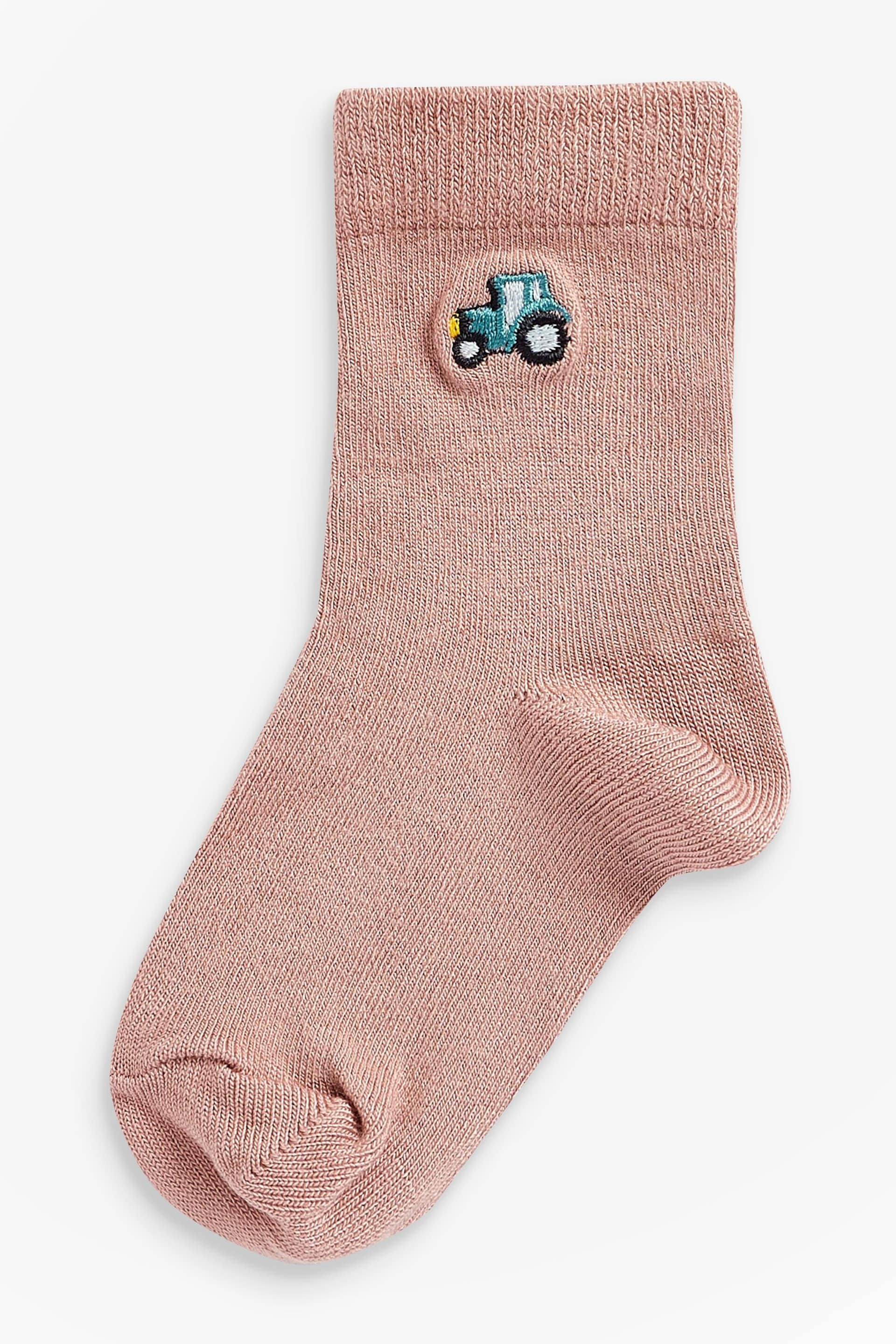 Mineral Character Cotton Rich Socks 7 Pack - Image 4 of 8