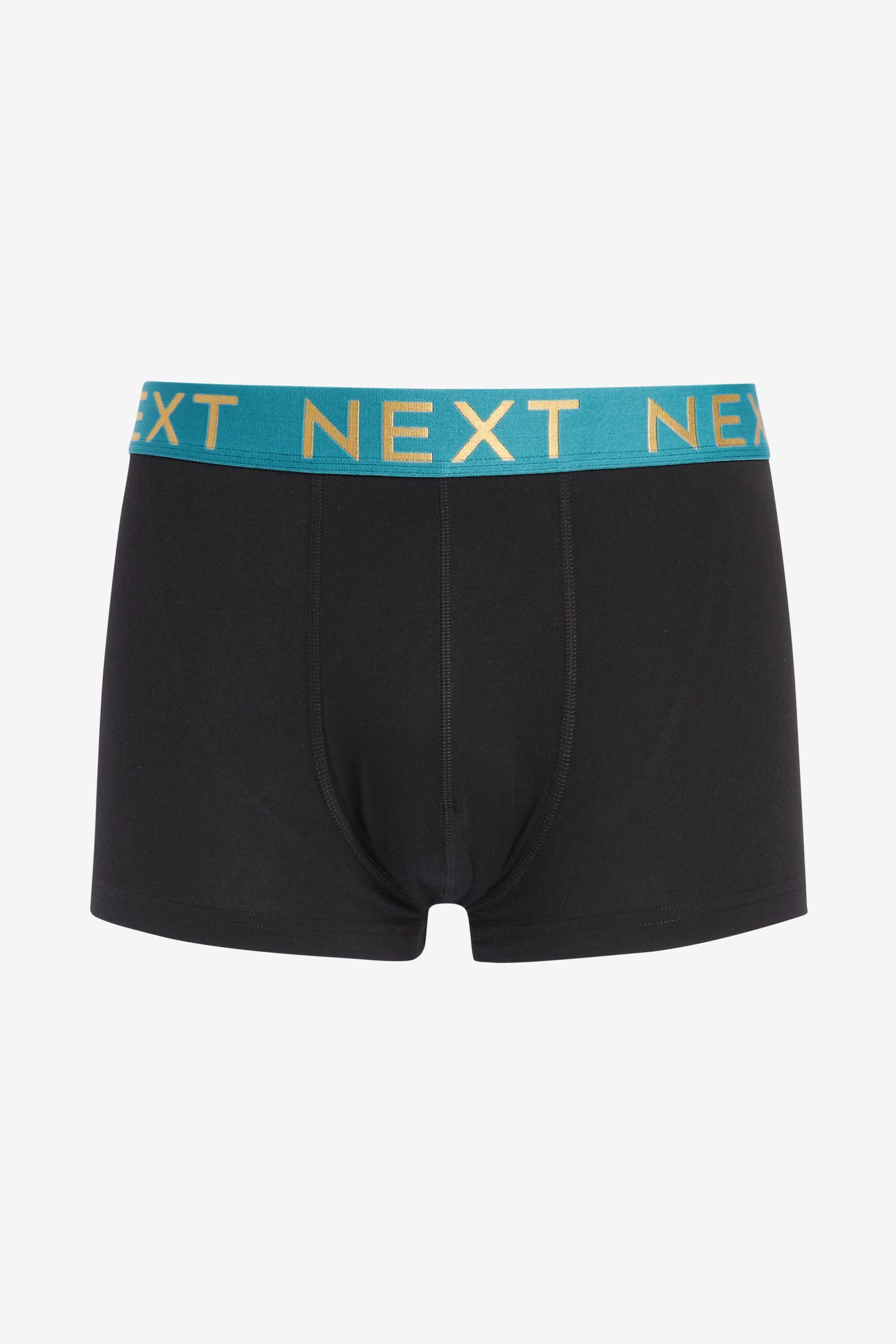 Buy Black Rich Colour Waistband Hipster Boxers from Next France