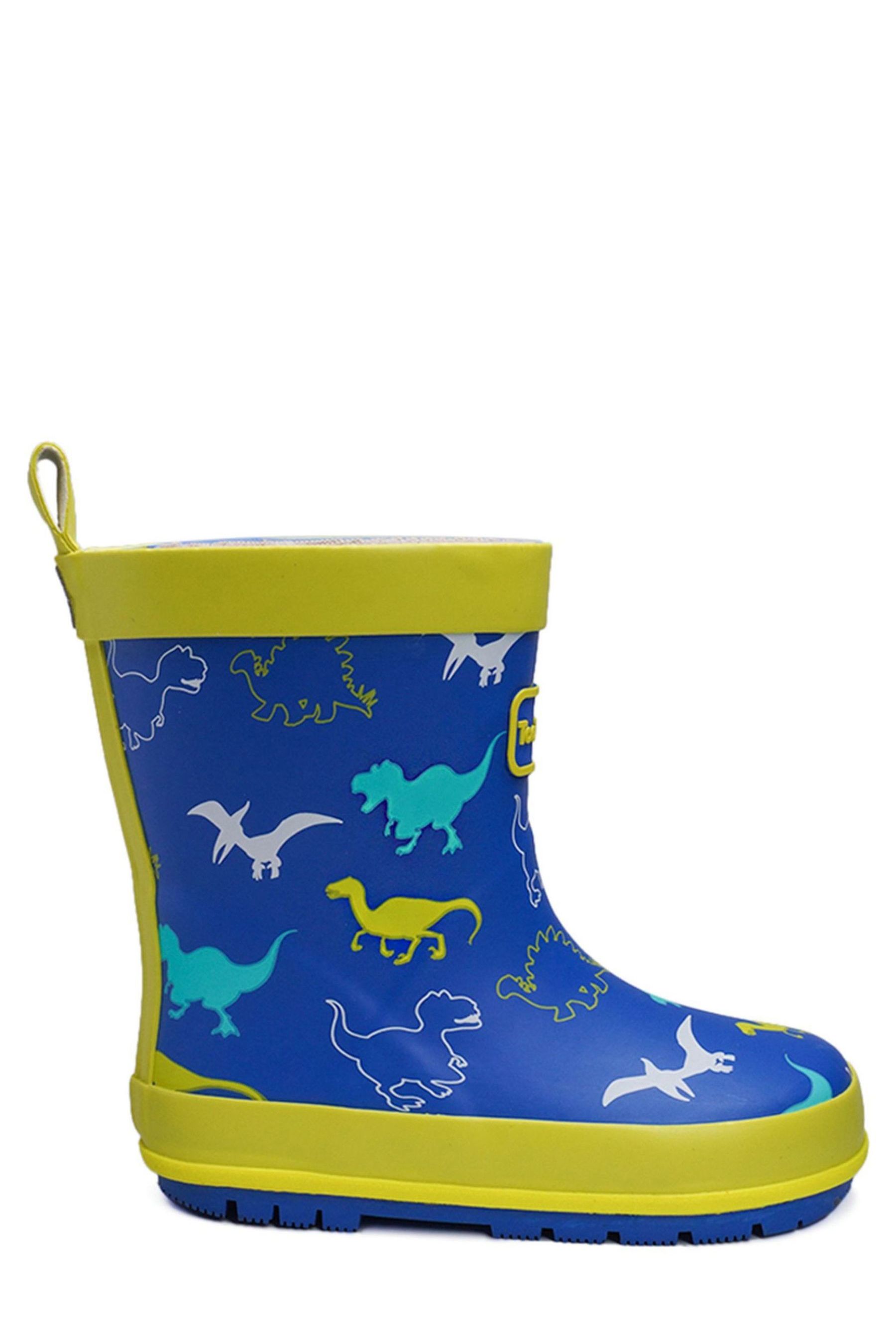 Buy ToeZone Blue Dinosaur Wellies from Next Poland