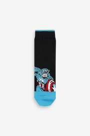 Black Marvel Avengers 5 Pack Cotton Rich Socks - Image 5 of 6