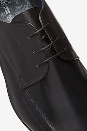 Black Leather Panel Lace-Up Shoes - Image 4 of 4