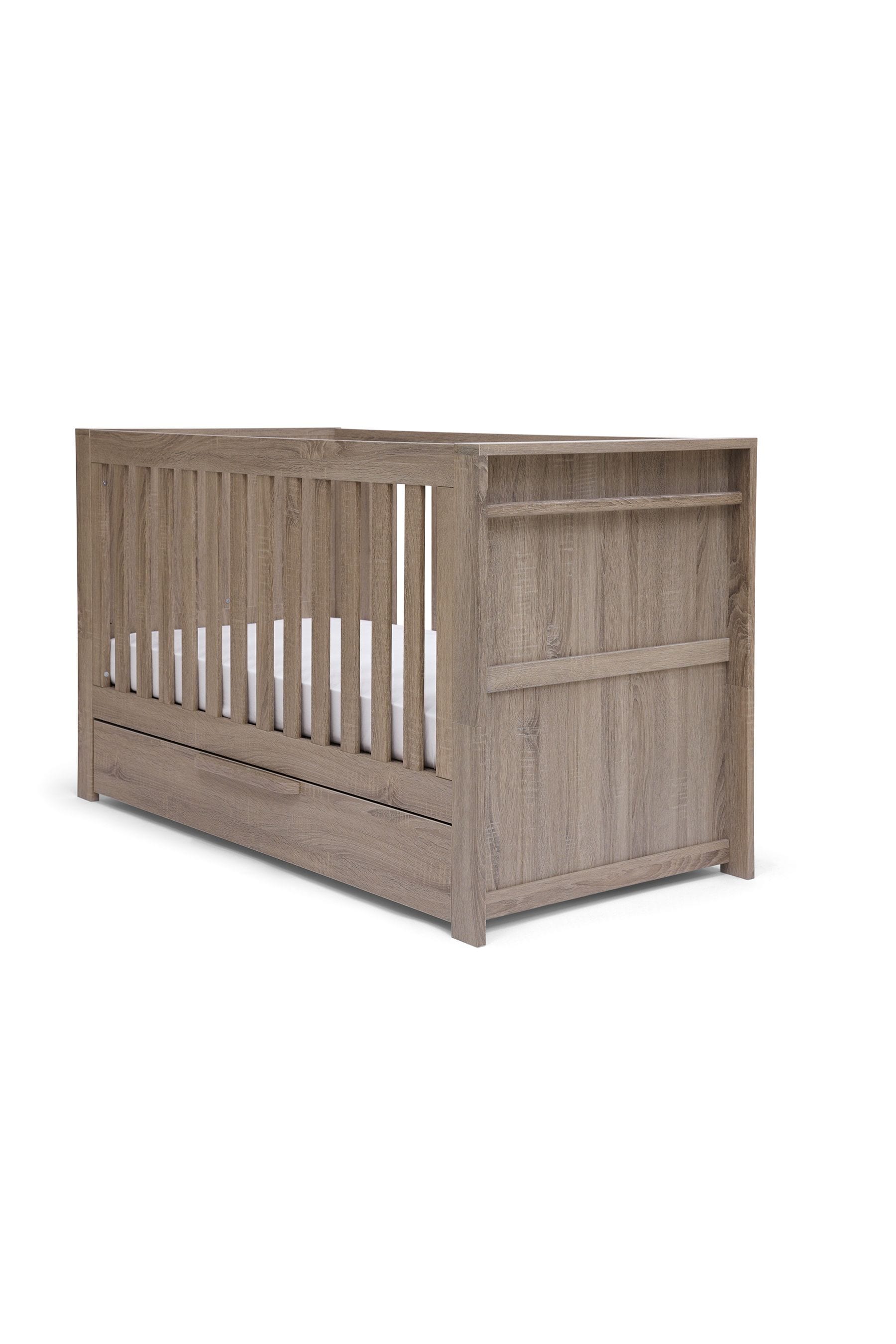 Buy Mamas Papas 3 Piece Grey Wash Franklin Cot Bed Range with Dresser and Wardrobe from the Next UK online shop