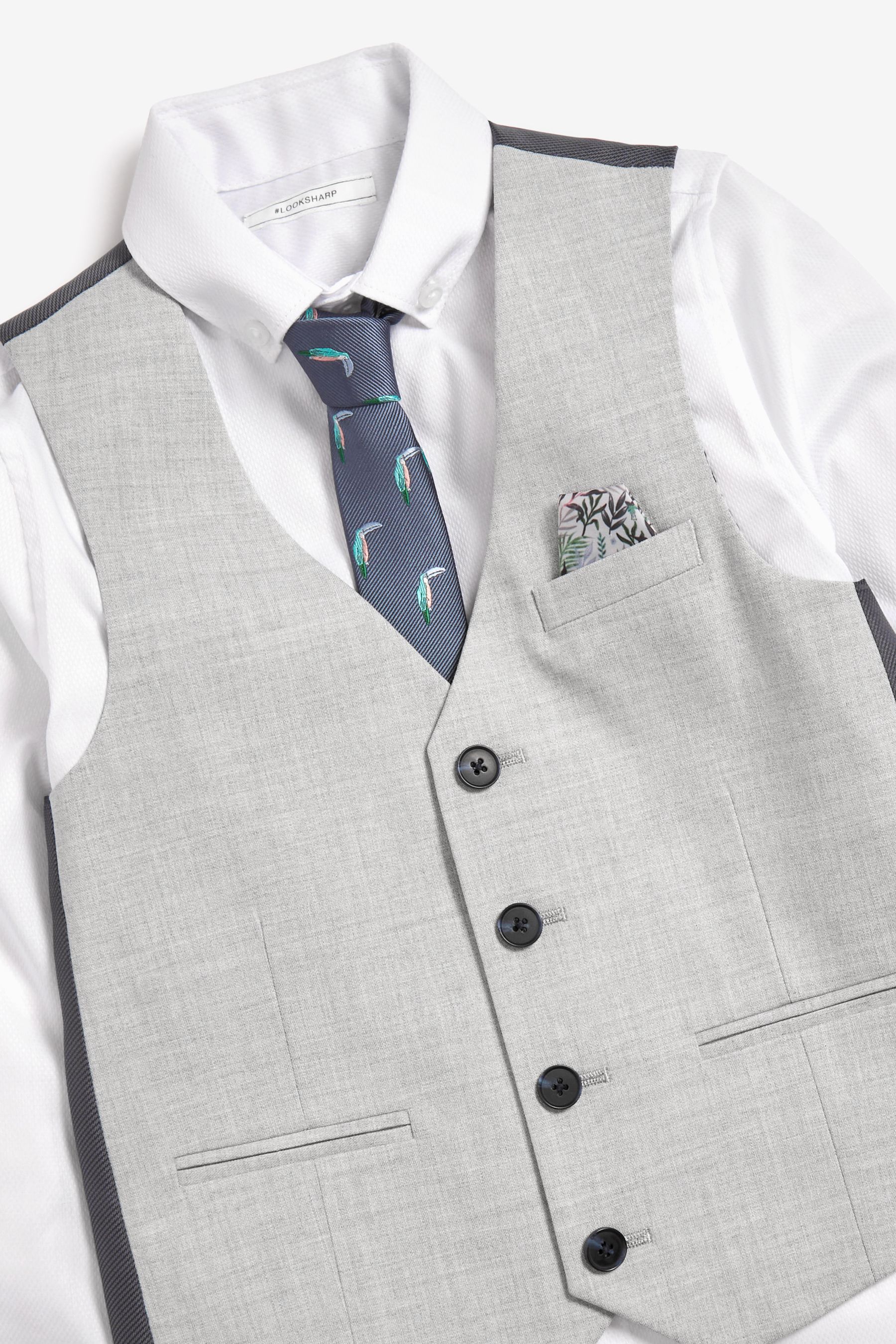 Next light grey waistcoat clearance