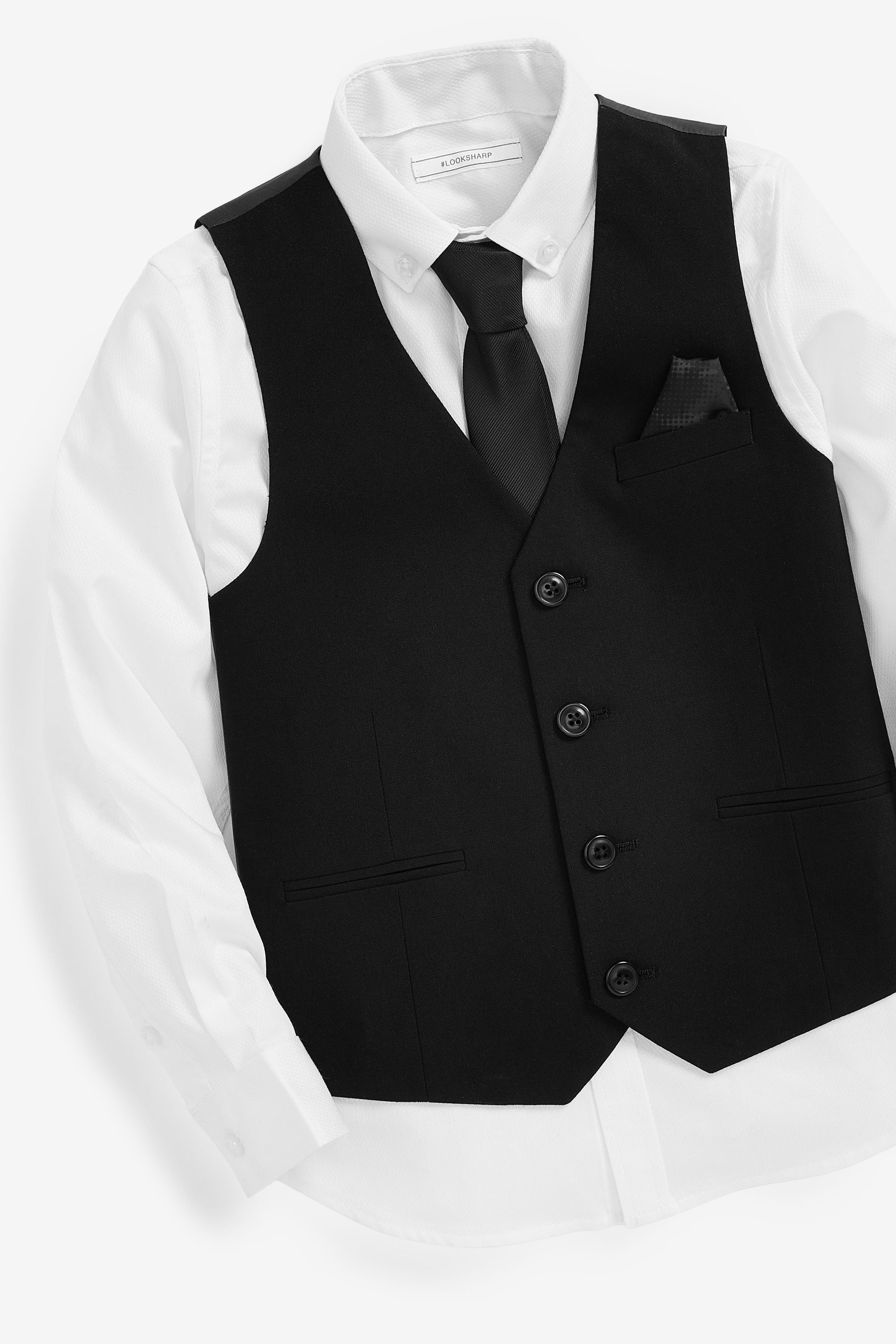 Plain black waistcoat cheap